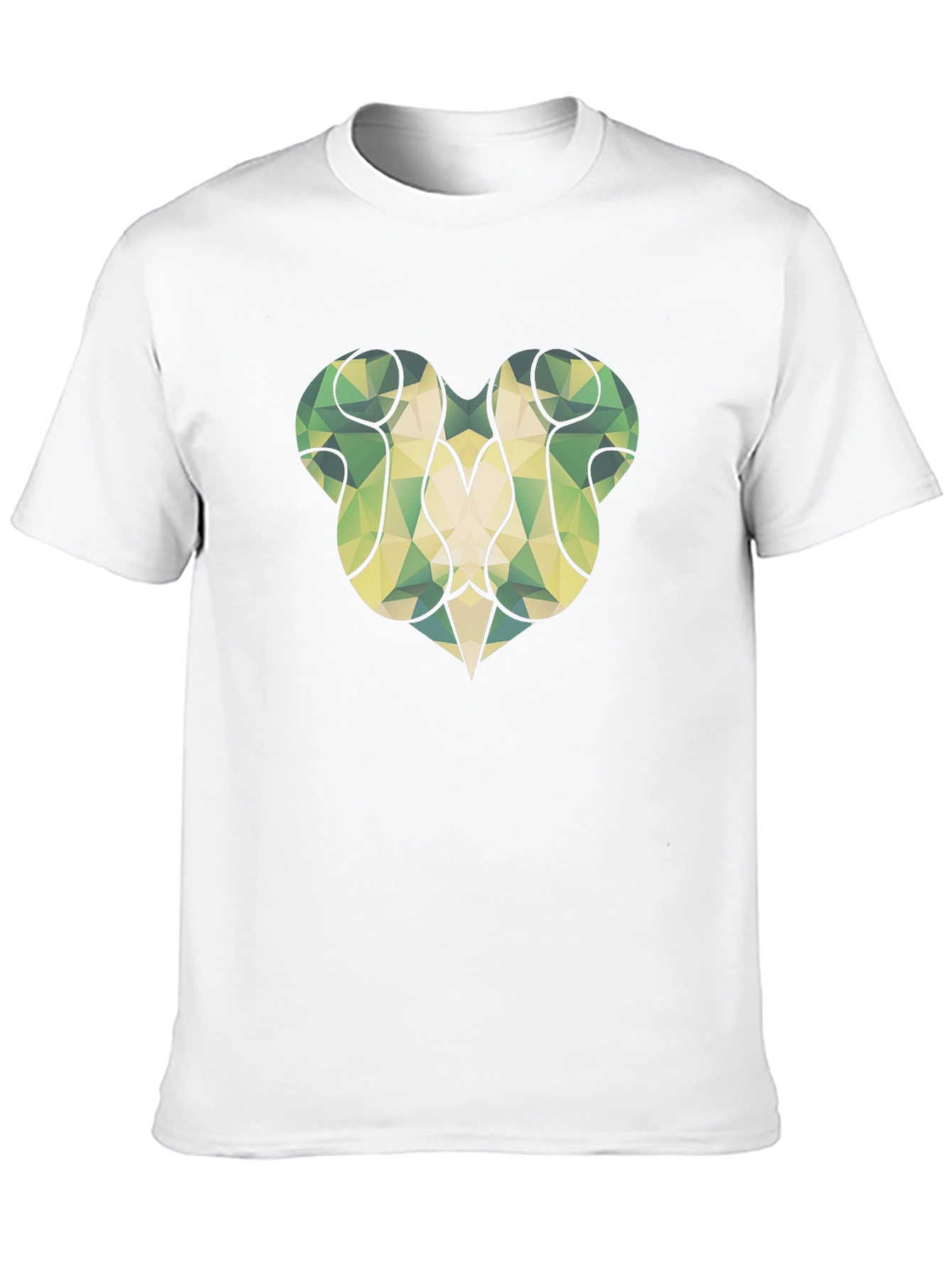 Abstract Geometric Print Tee