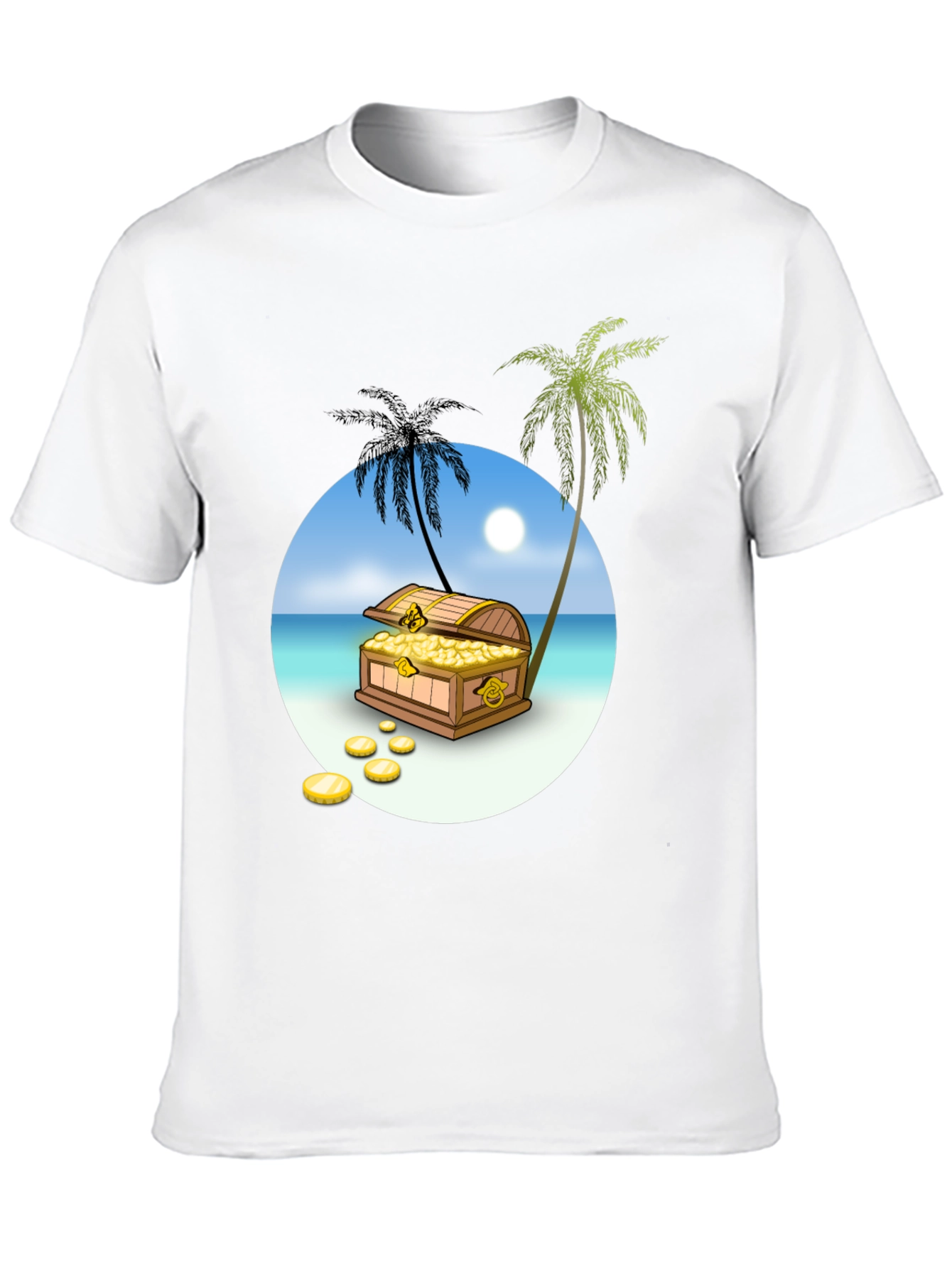 Treasure Island Graphic Tee - Mens Black T-Shirt