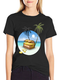 Treasure Island Graphic Tee - Mens Black T-Shirt