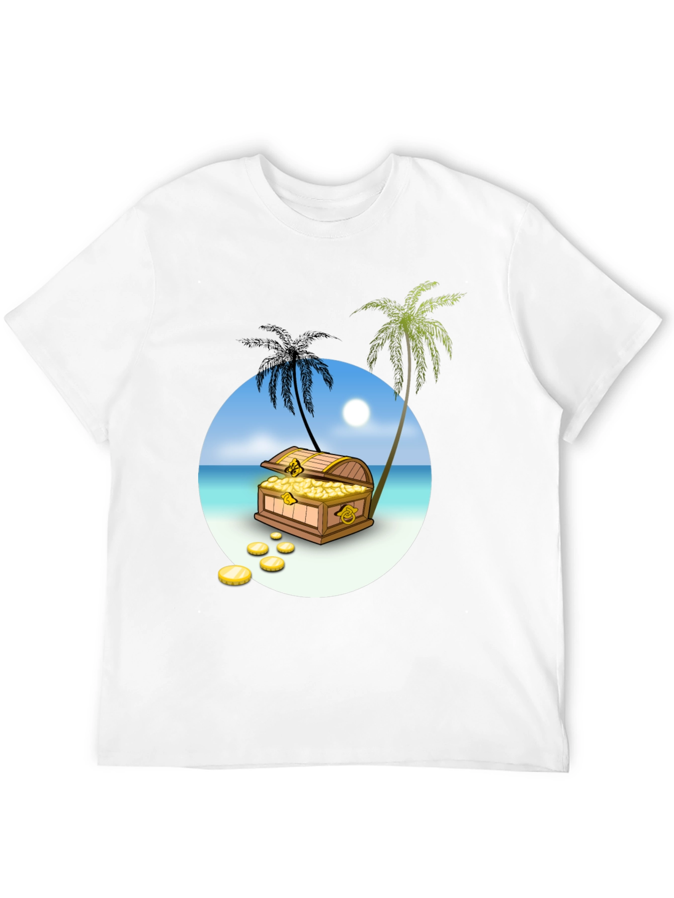 Treasure Island Graphic Tee - Mens Black T-Shirt