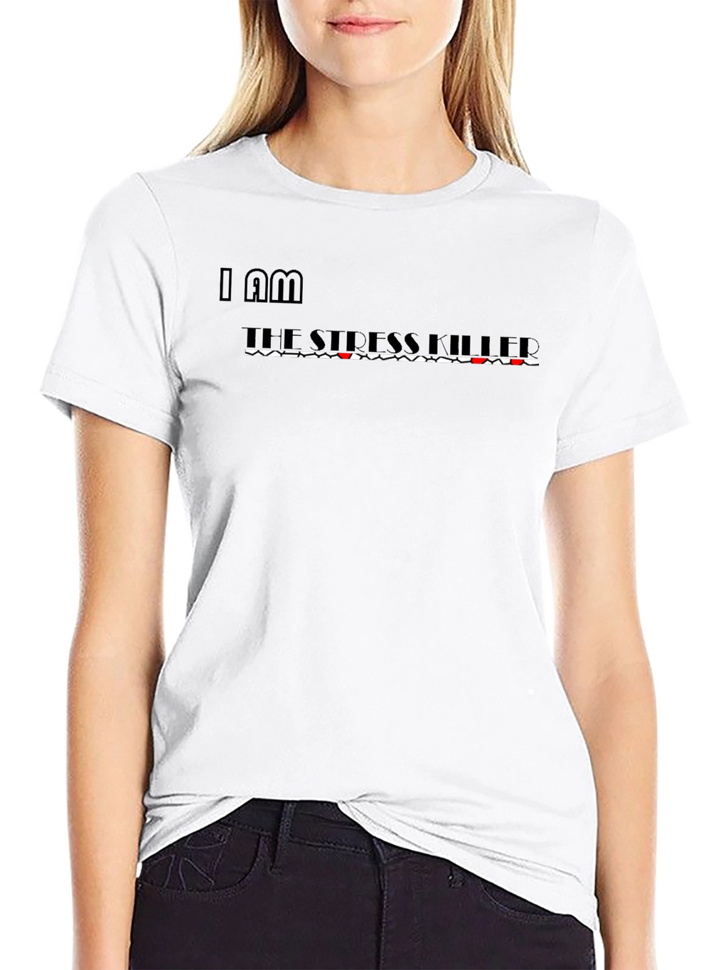 I AM THE STRESS KILLER Graphic Tee