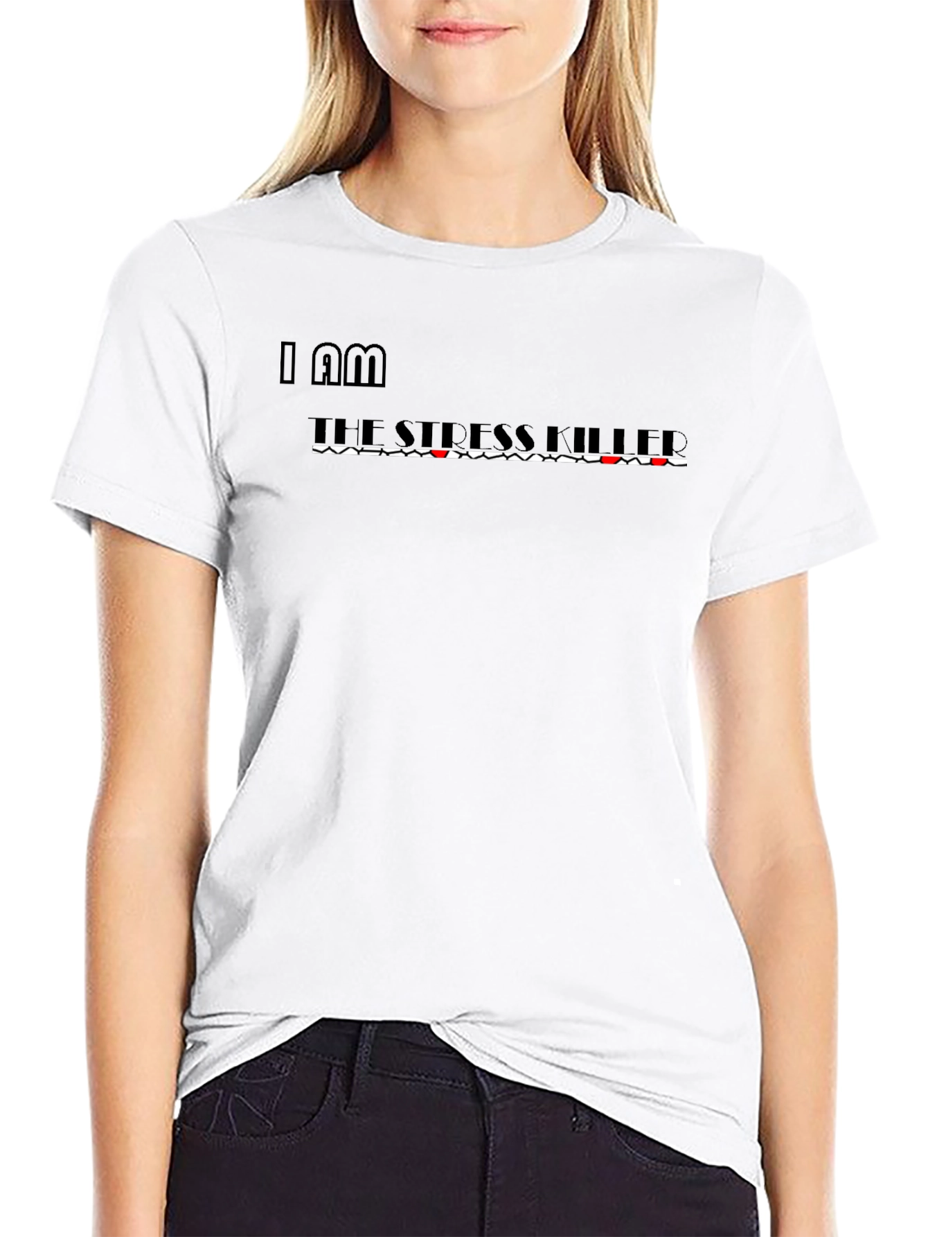 I AM THE STRESS KILLER Graphic Tee