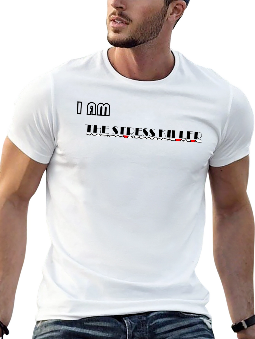 I AM THE STRESS KILLER Graphic Tee