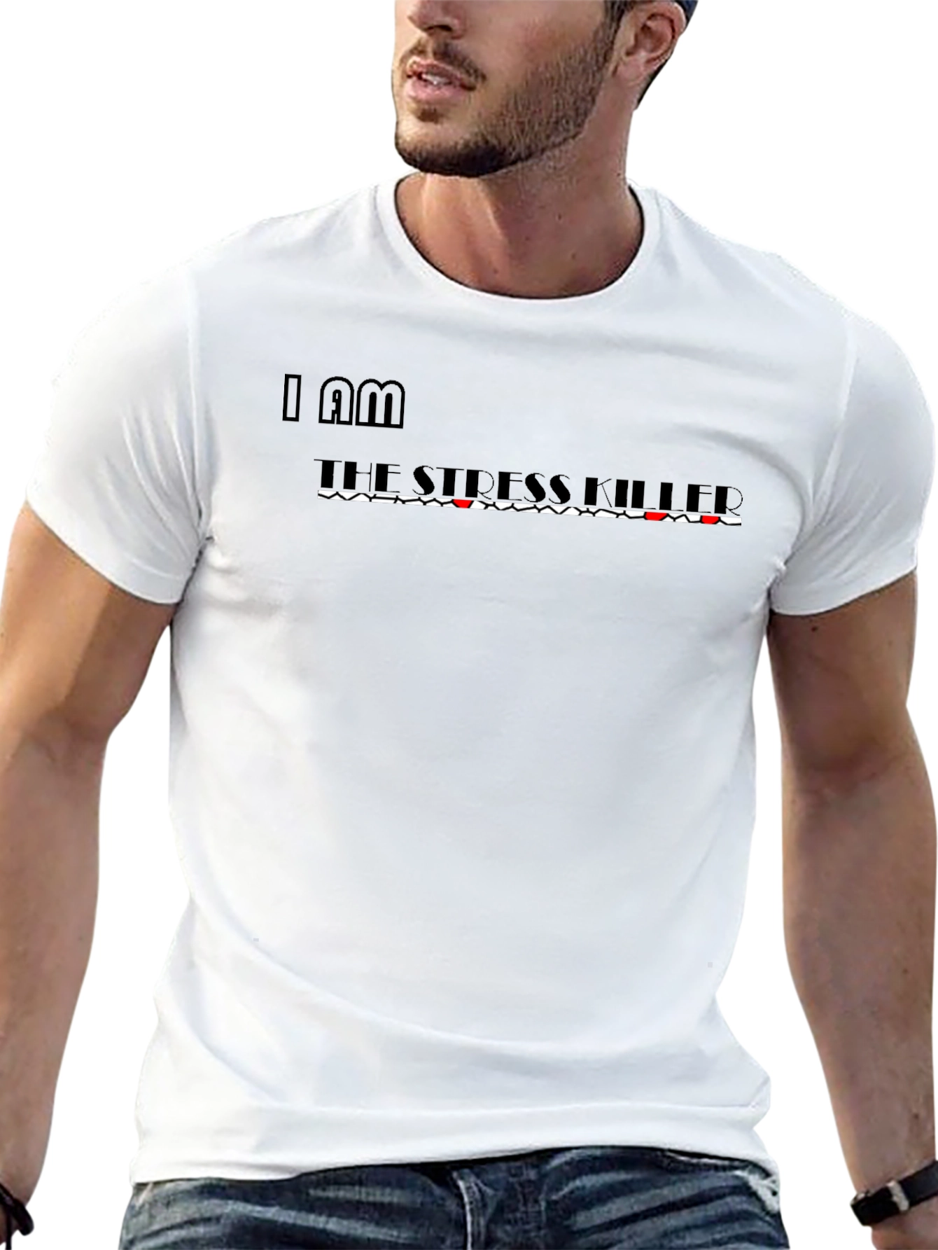 I AM THE STRESS KILLER Graphic Tee