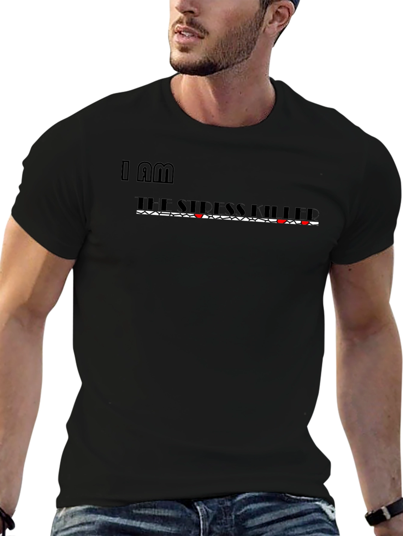 I AM THE STRESS KILLER Graphic Tee