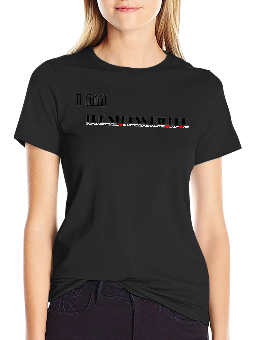 I AM THE STRESS KILLER Graphic Tee