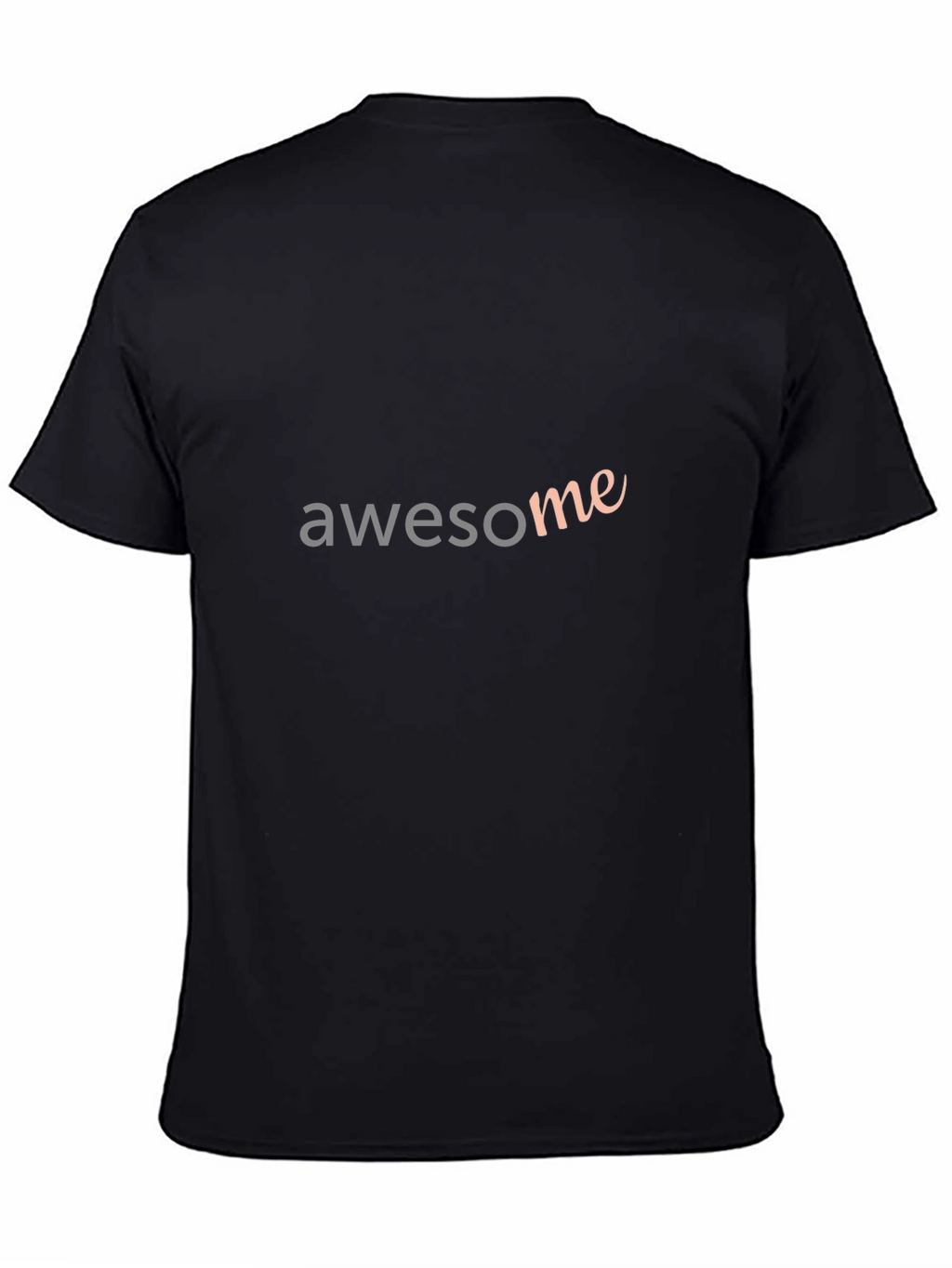 Awesome Graphic Print Black T-Shirt