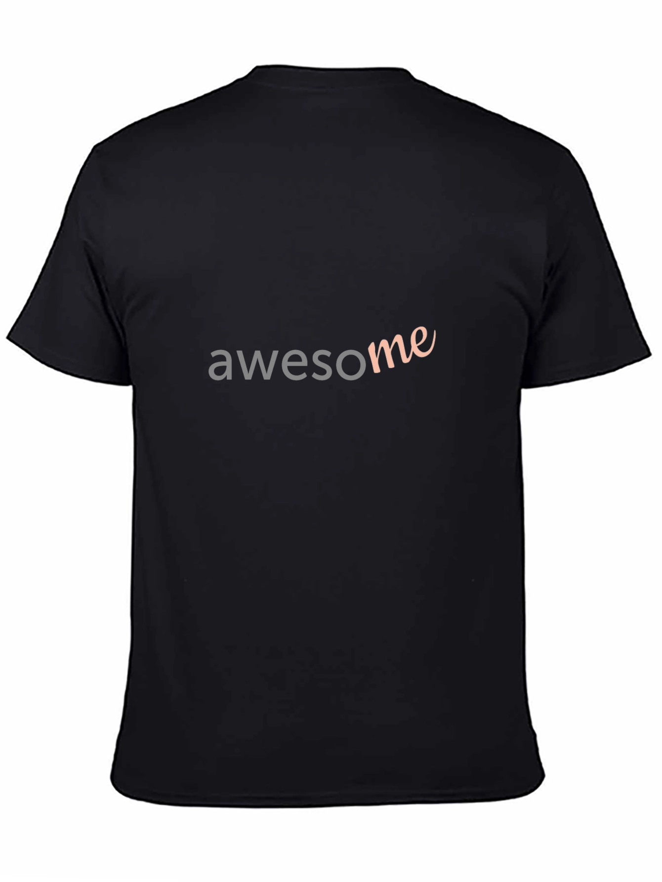 Awesome Graphic Print Black T-Shirt