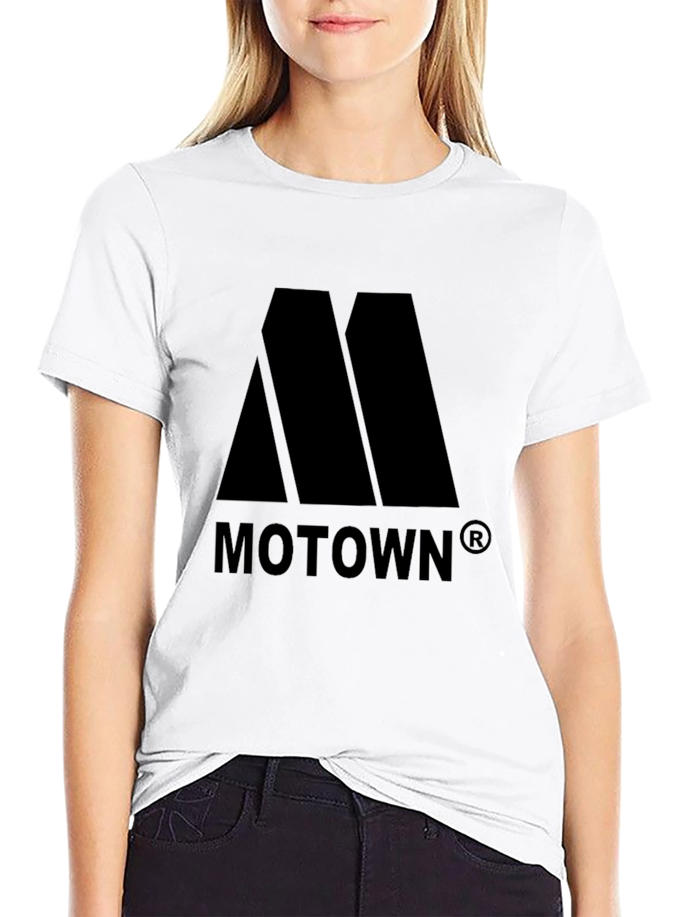 Motown Logo Black T-Shirt