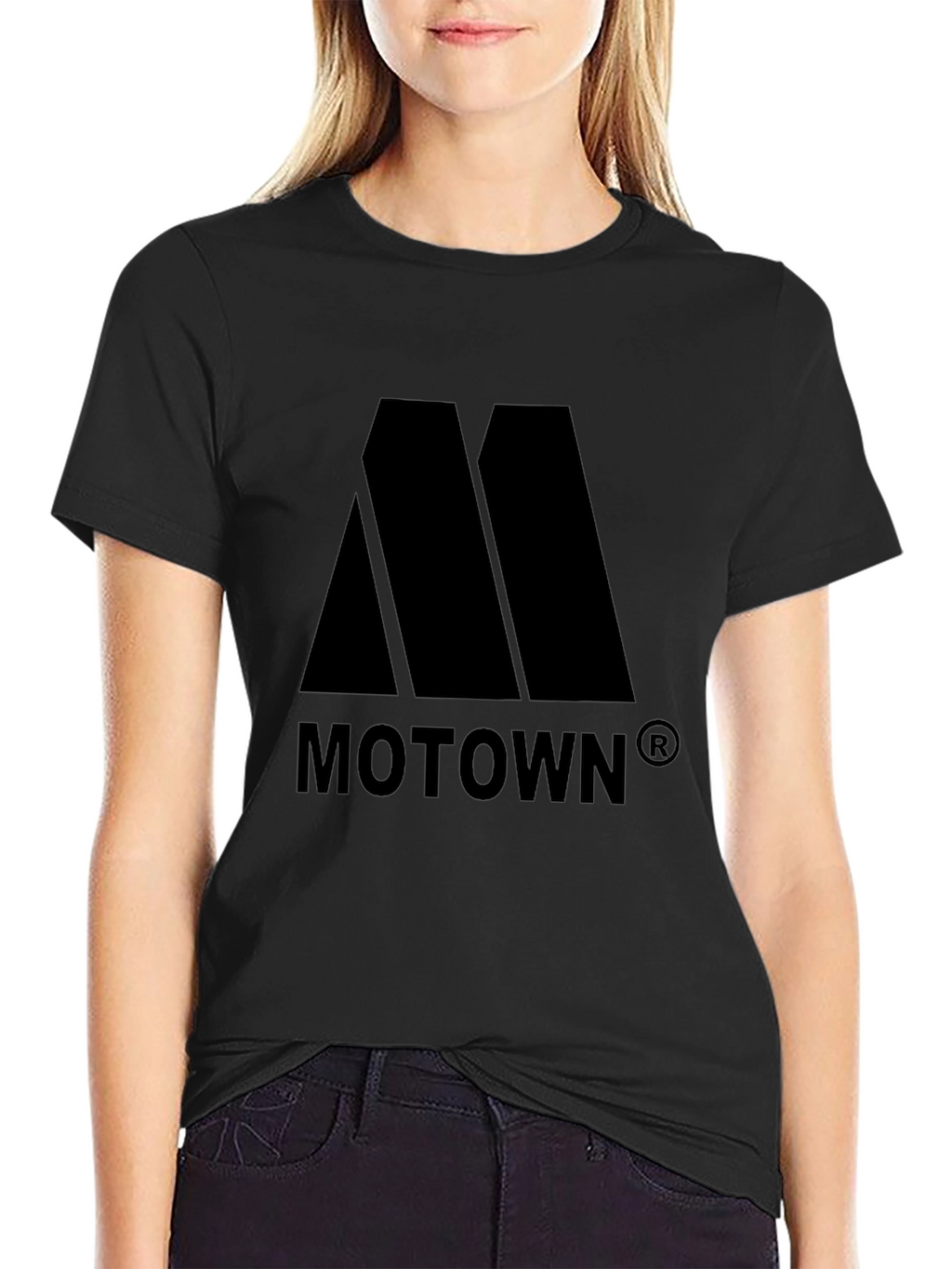 Motown Logo Black T-Shirt