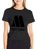Motown Logo Black T-Shirt