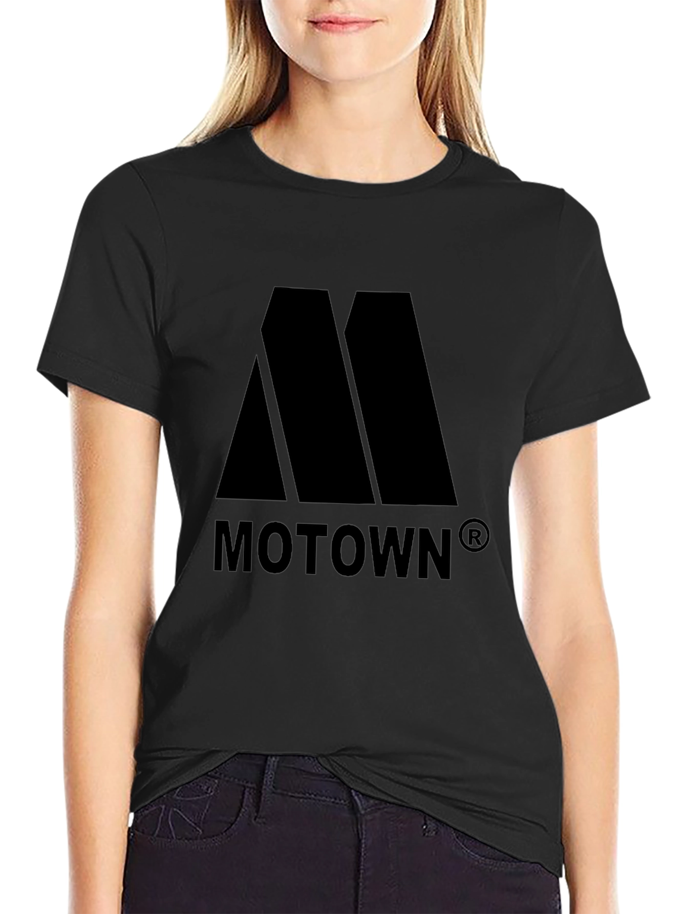 Motown Logo Black T-Shirt