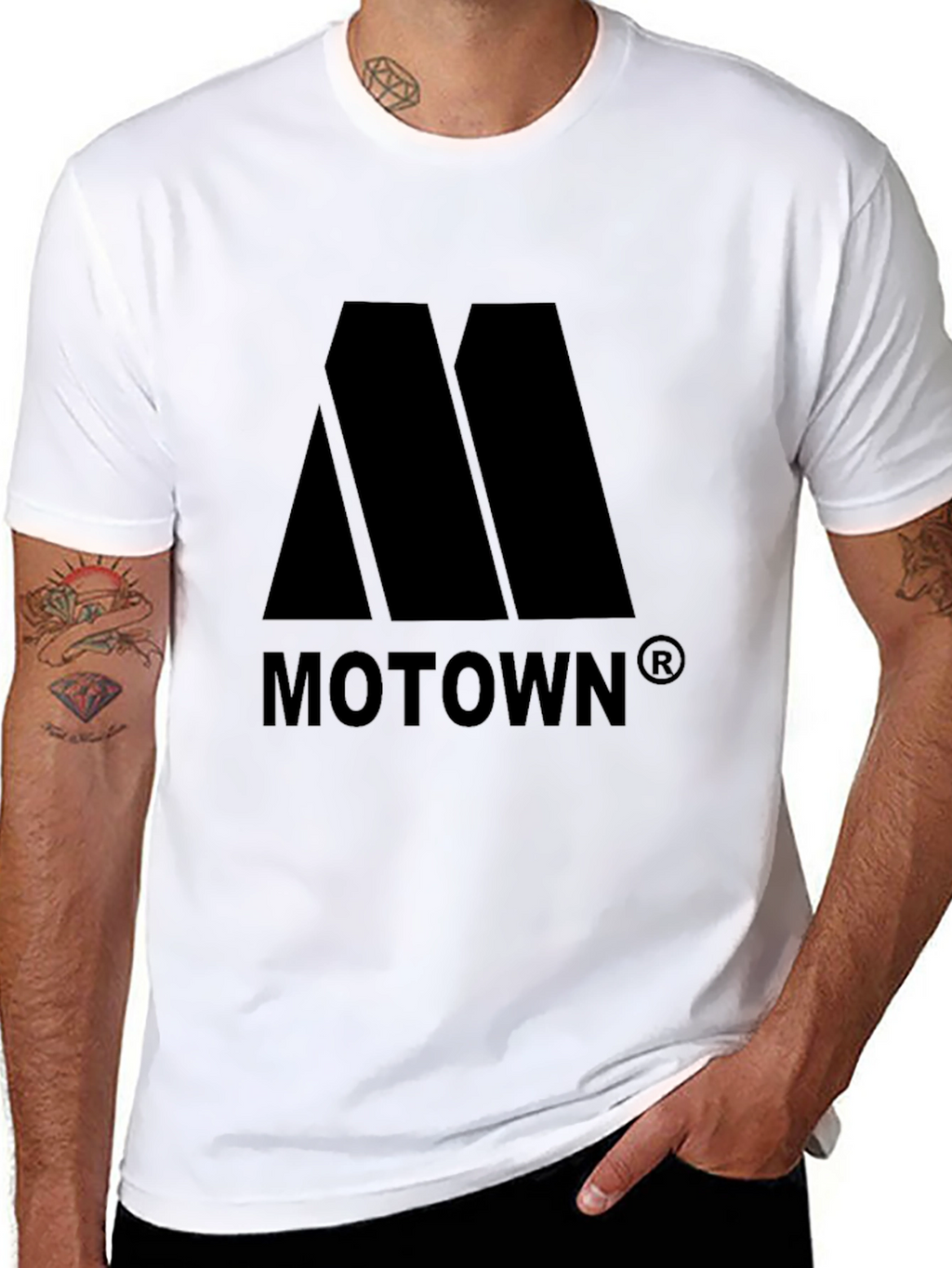 Motown Logo Black T-Shirt