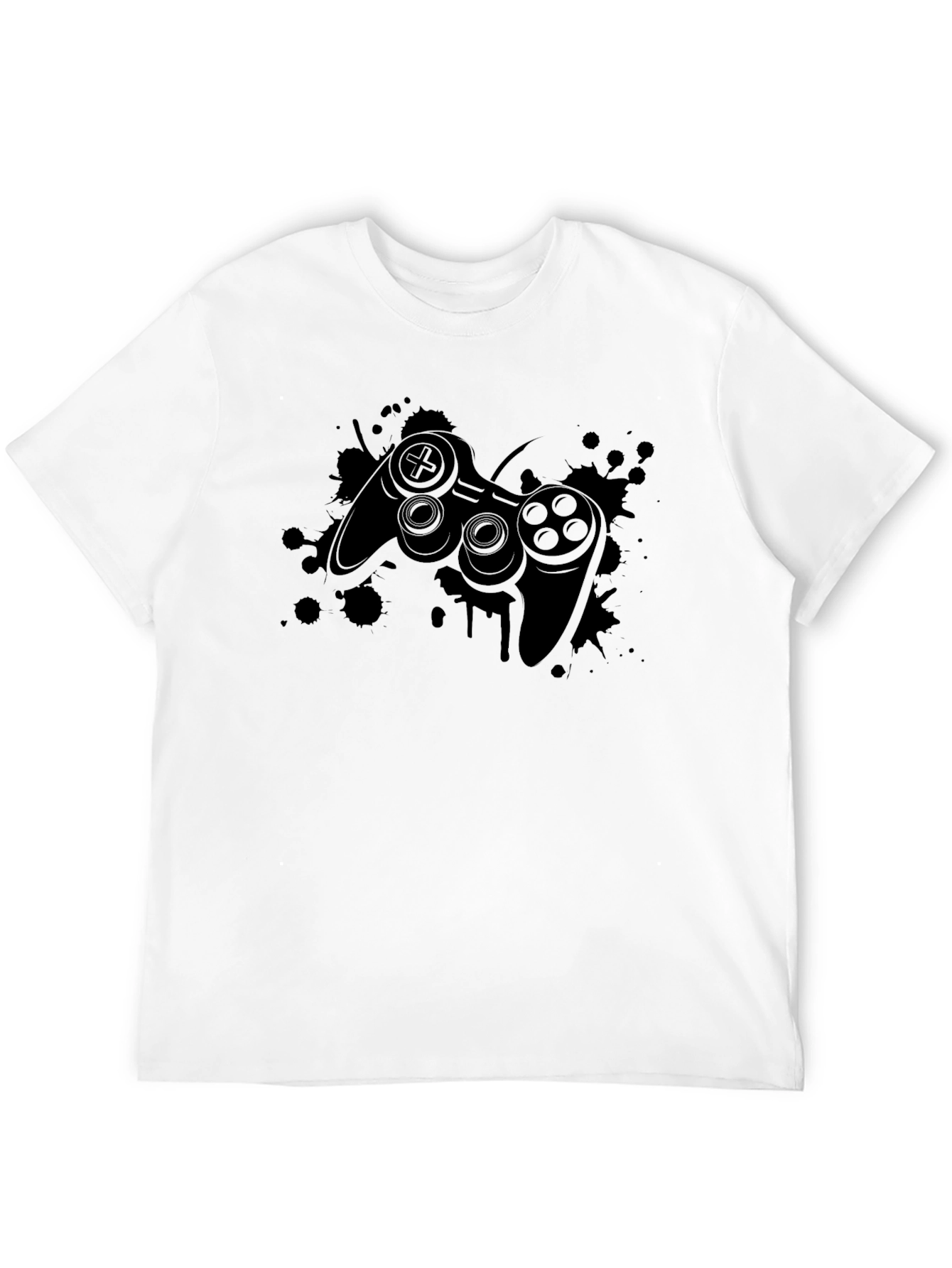 Gaming Controller Black T-Shirt - Gamer Style