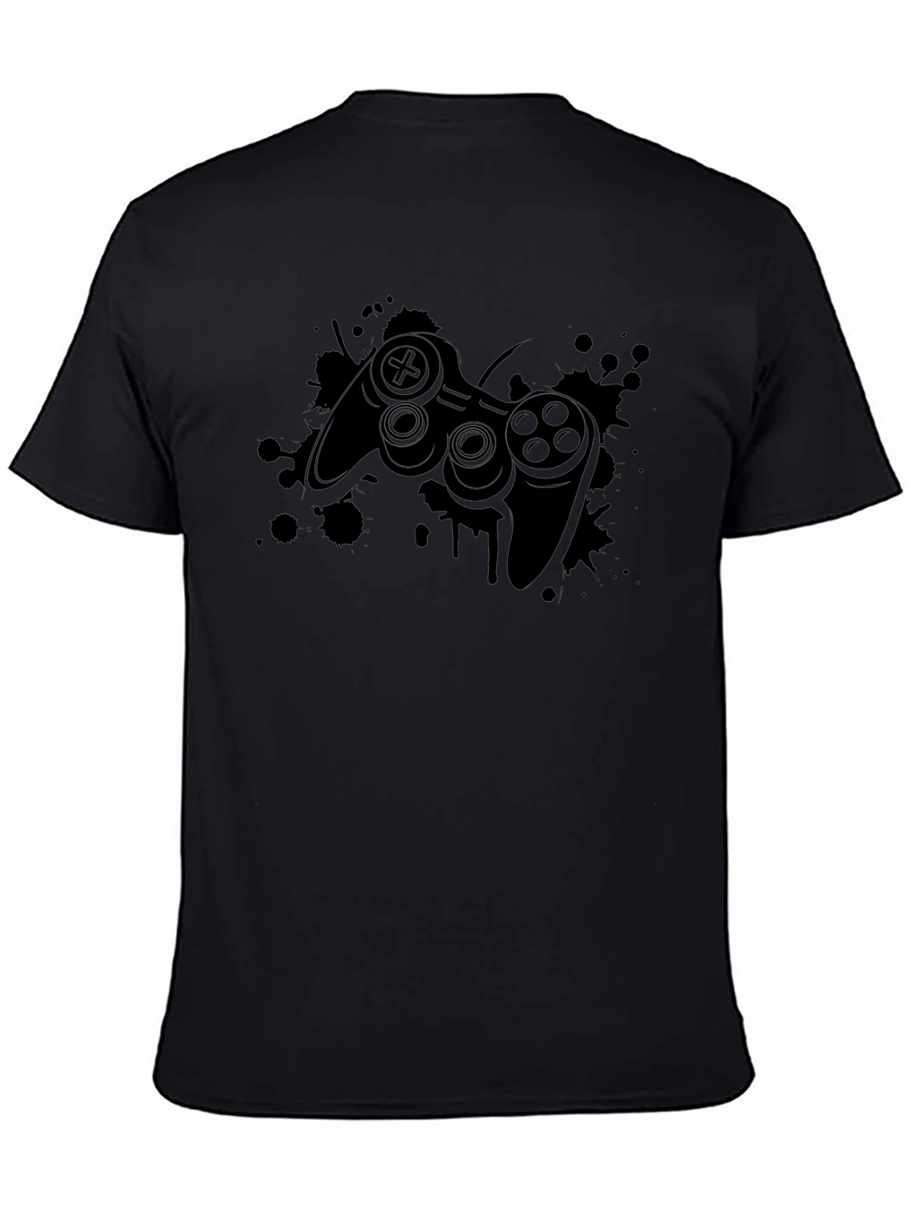Gaming Controller Black T-Shirt - Gamer Style