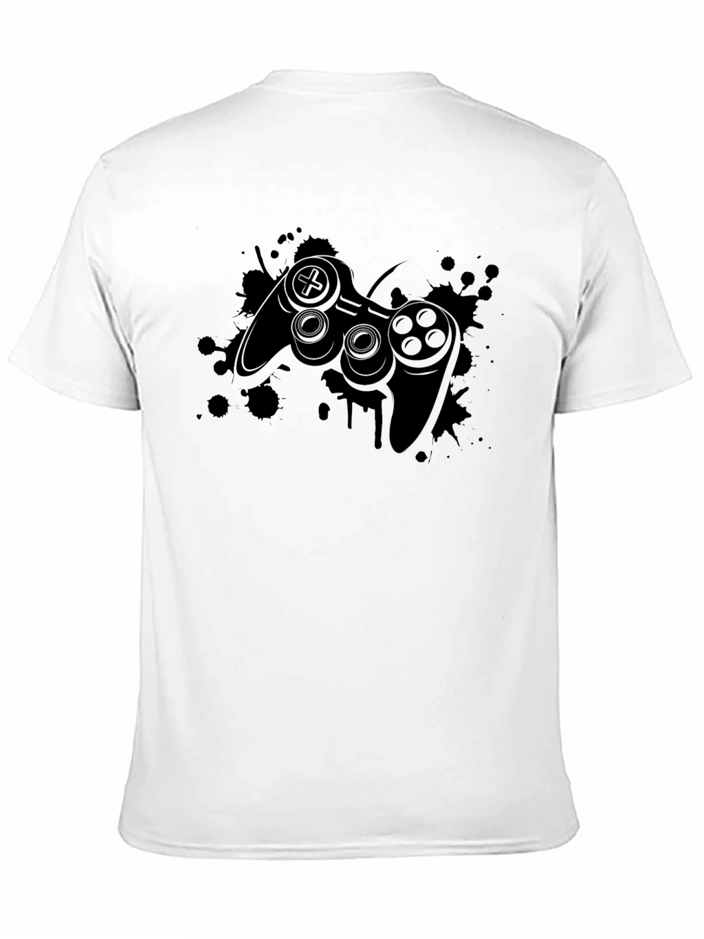 Gaming Controller Black T-Shirt - Gamer Style