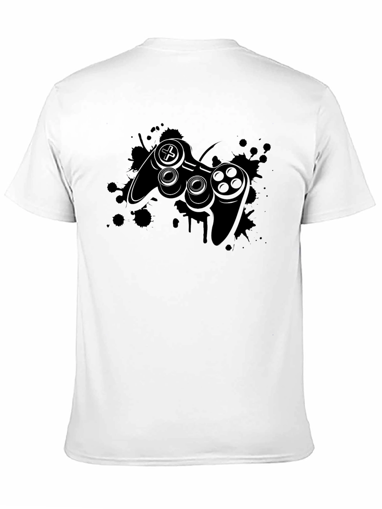 Gaming Controller Black T-Shirt - Gamer Style