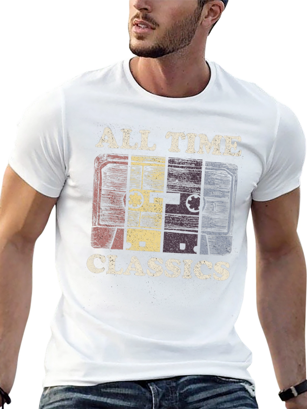Retro Cassette Tape T-Shirt - All Time Classics Tee
