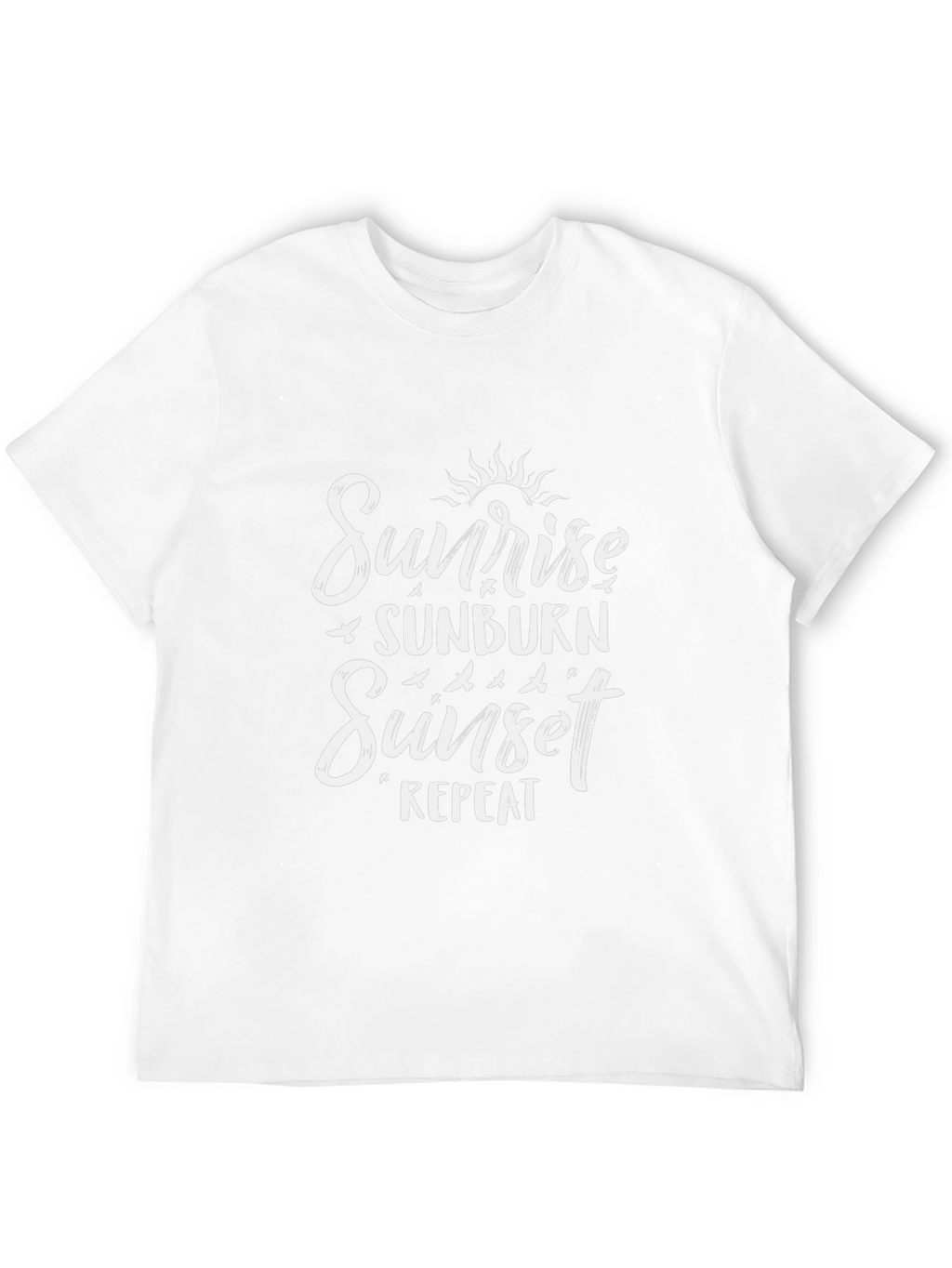Sunrise Sunburn Sunset Repeat Graphic T-Shirt