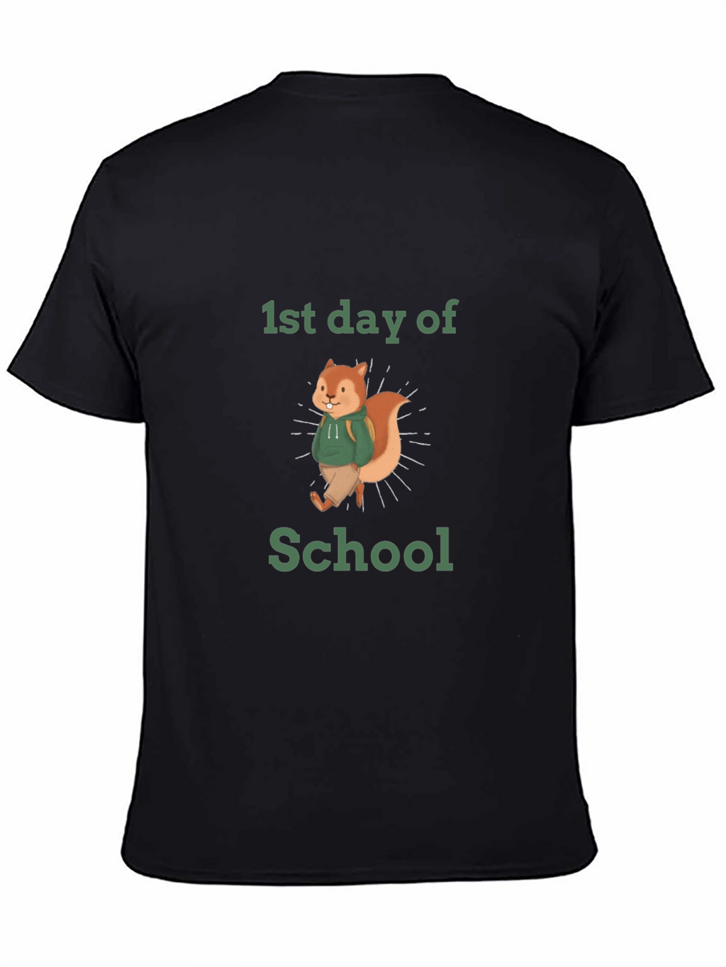 First Day of School Squirrel T-Shirt