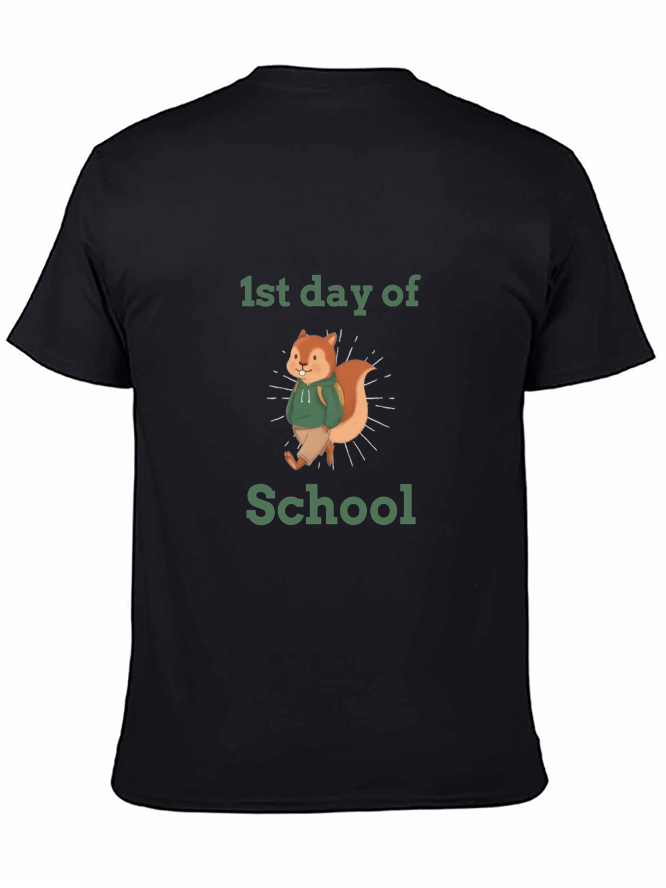 First Day of School Squirrel T-Shirt