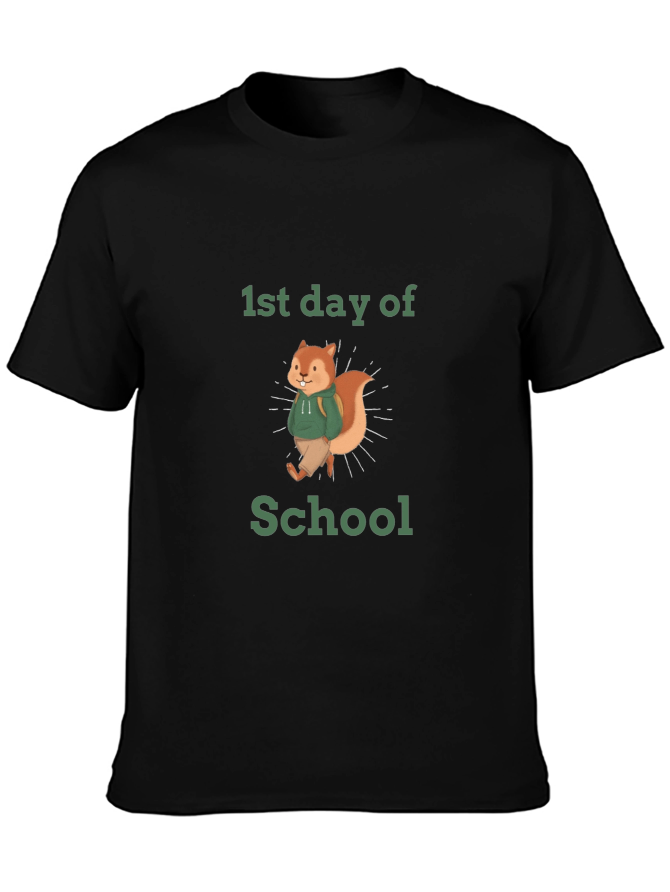 First Day of School Squirrel T-Shirt
