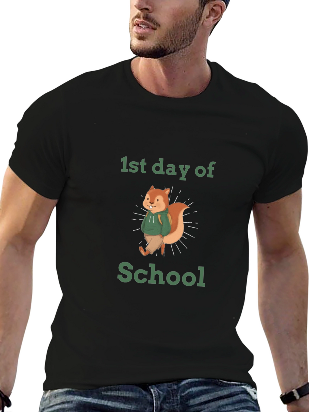 First Day of School Squirrel T-Shirt