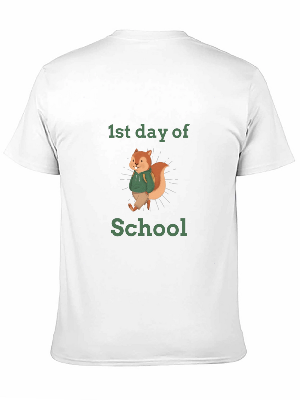 First Day of School Squirrel T-Shirt