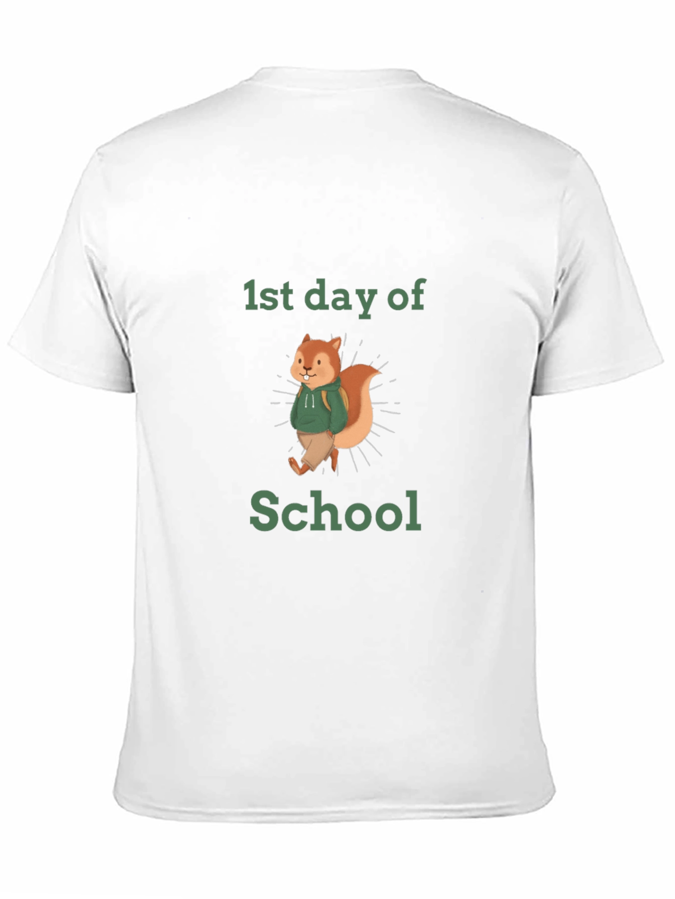 First Day of School Squirrel T-Shirt