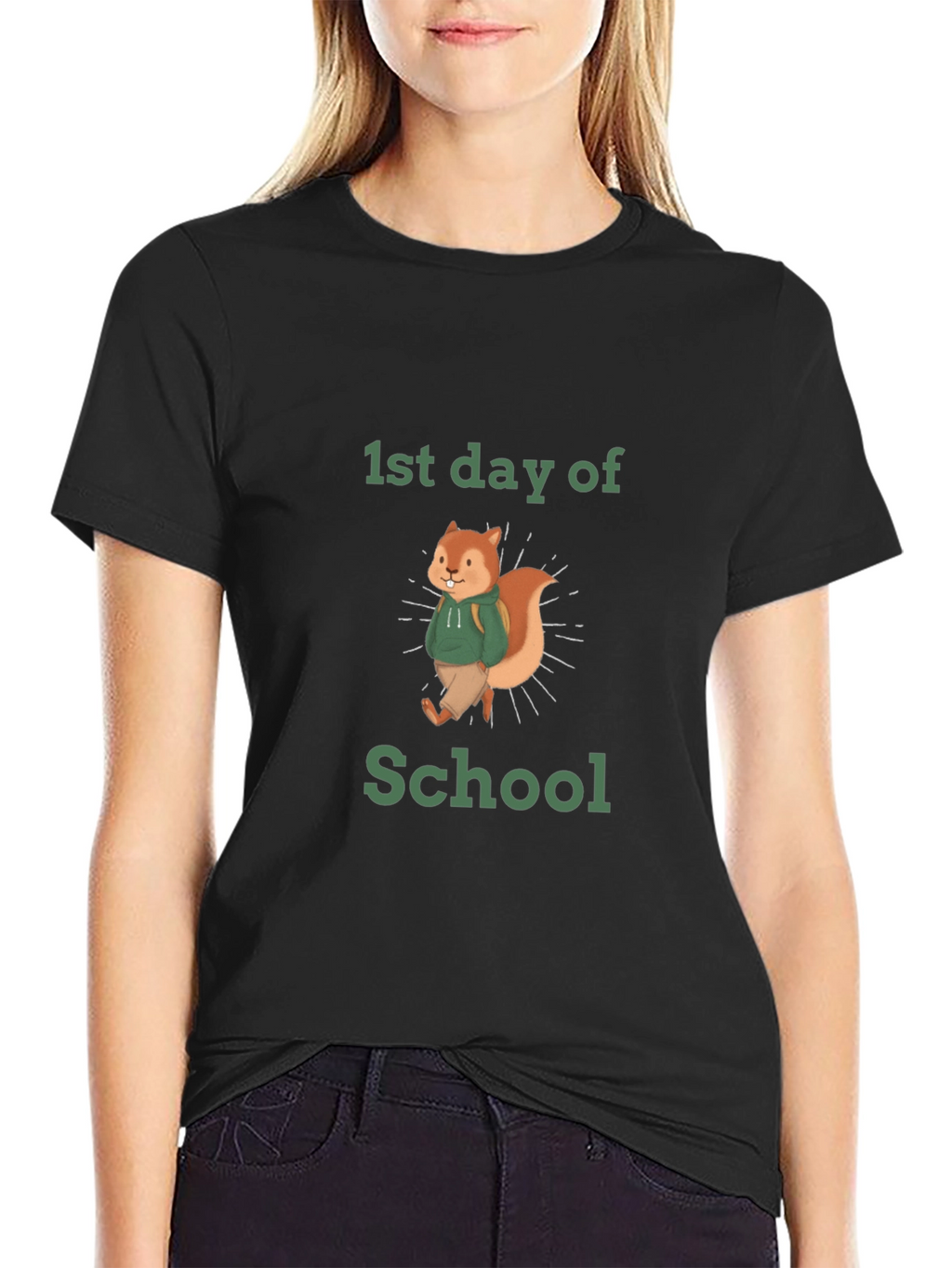 First Day of School Squirrel T-Shirt