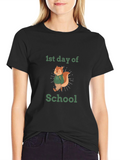 First Day of School Squirrel T-Shirt