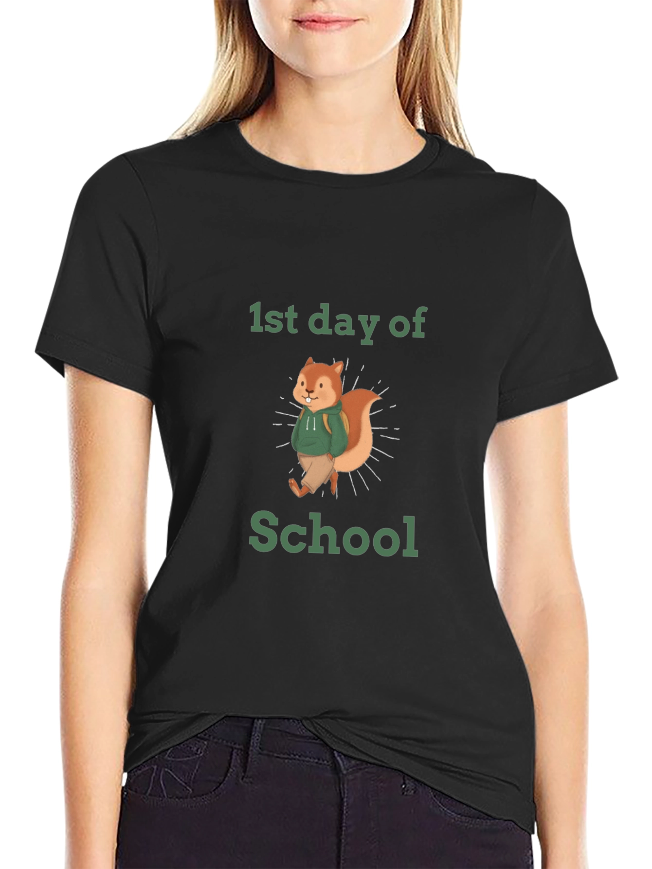 First Day of School Squirrel T-Shirt