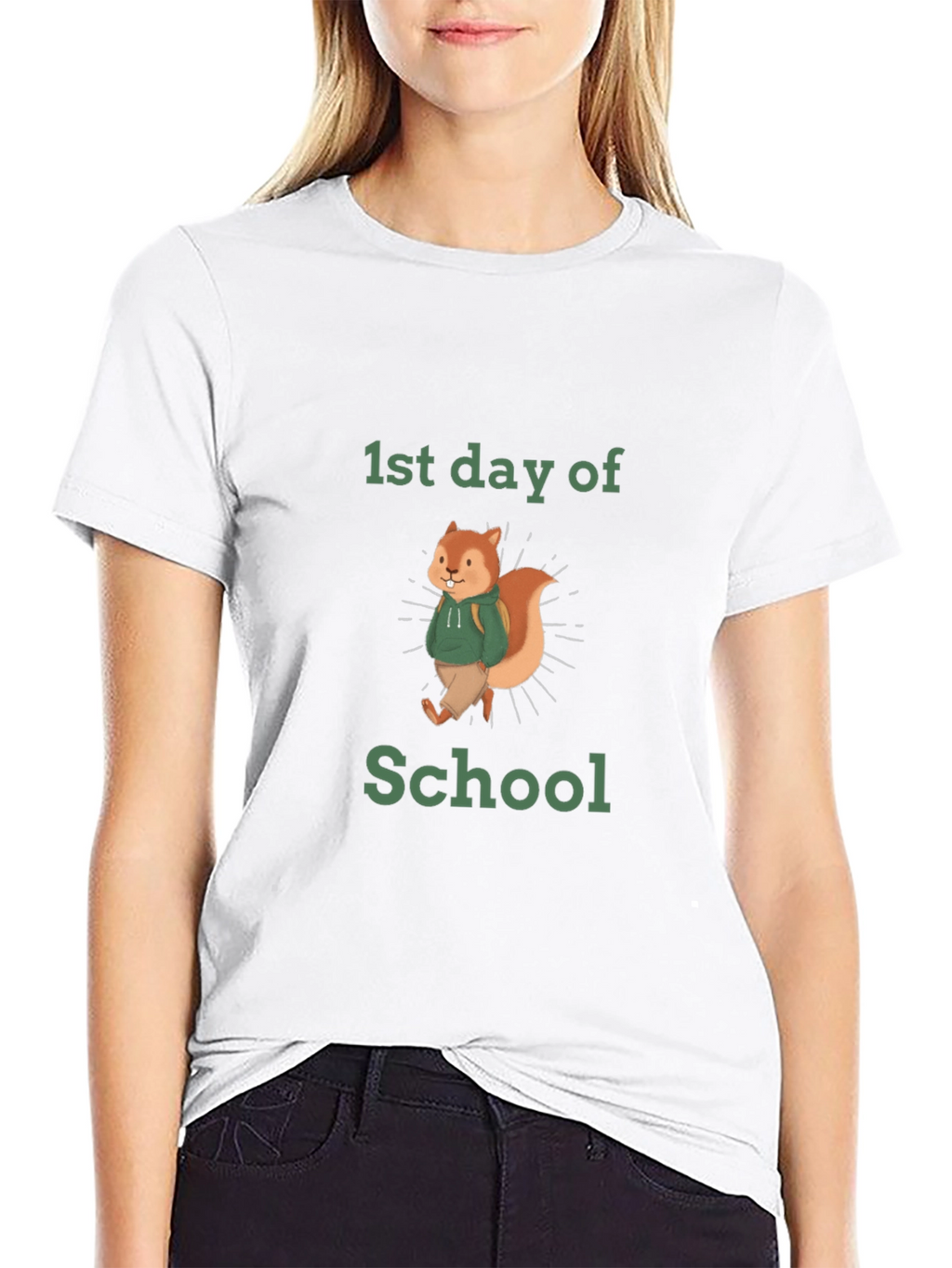 First Day of School Squirrel T-Shirt