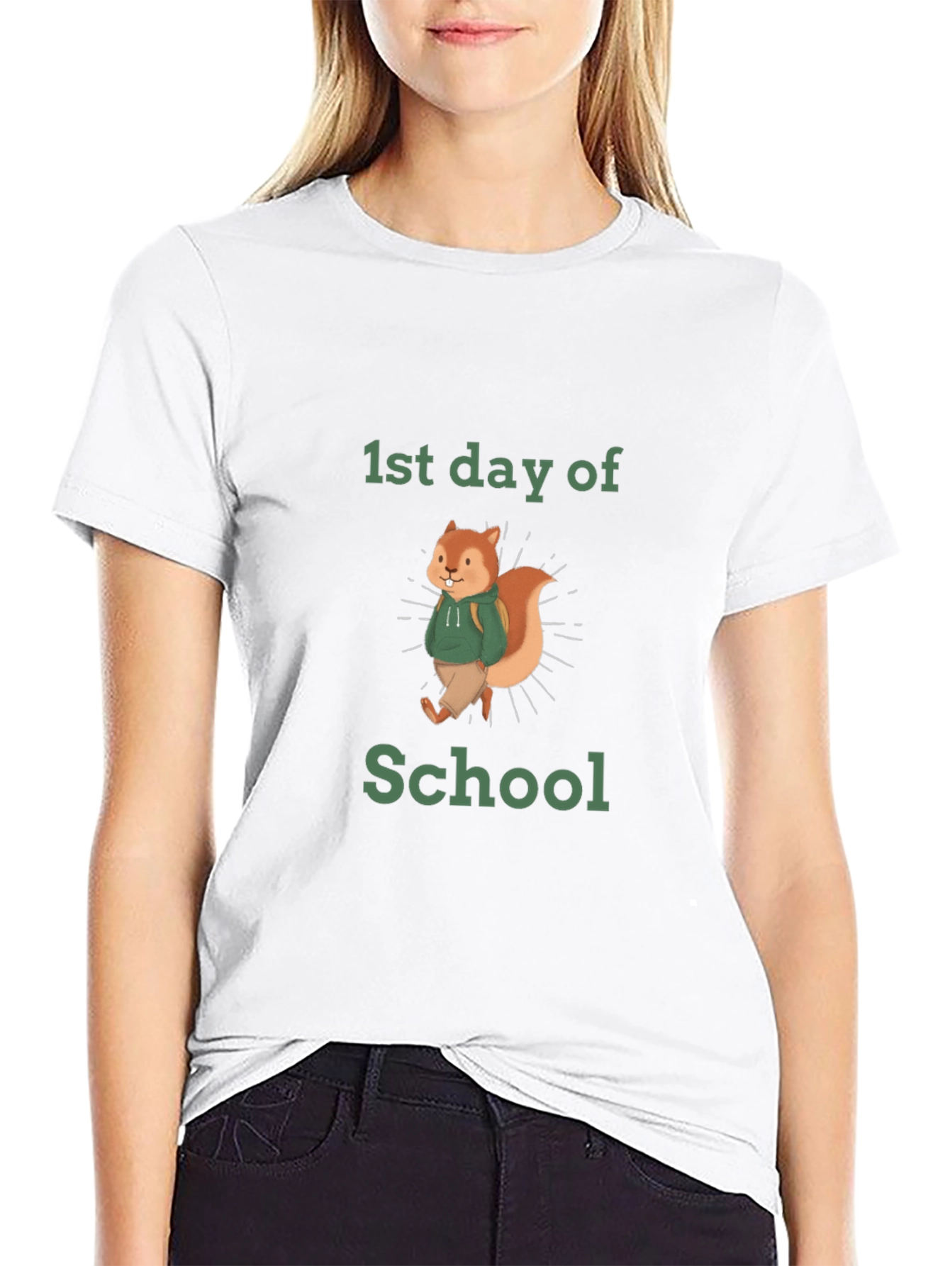 First Day of School Squirrel T-Shirt
