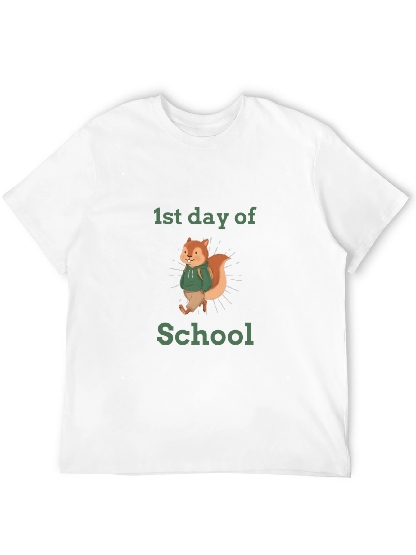 First Day of School Squirrel T-Shirt