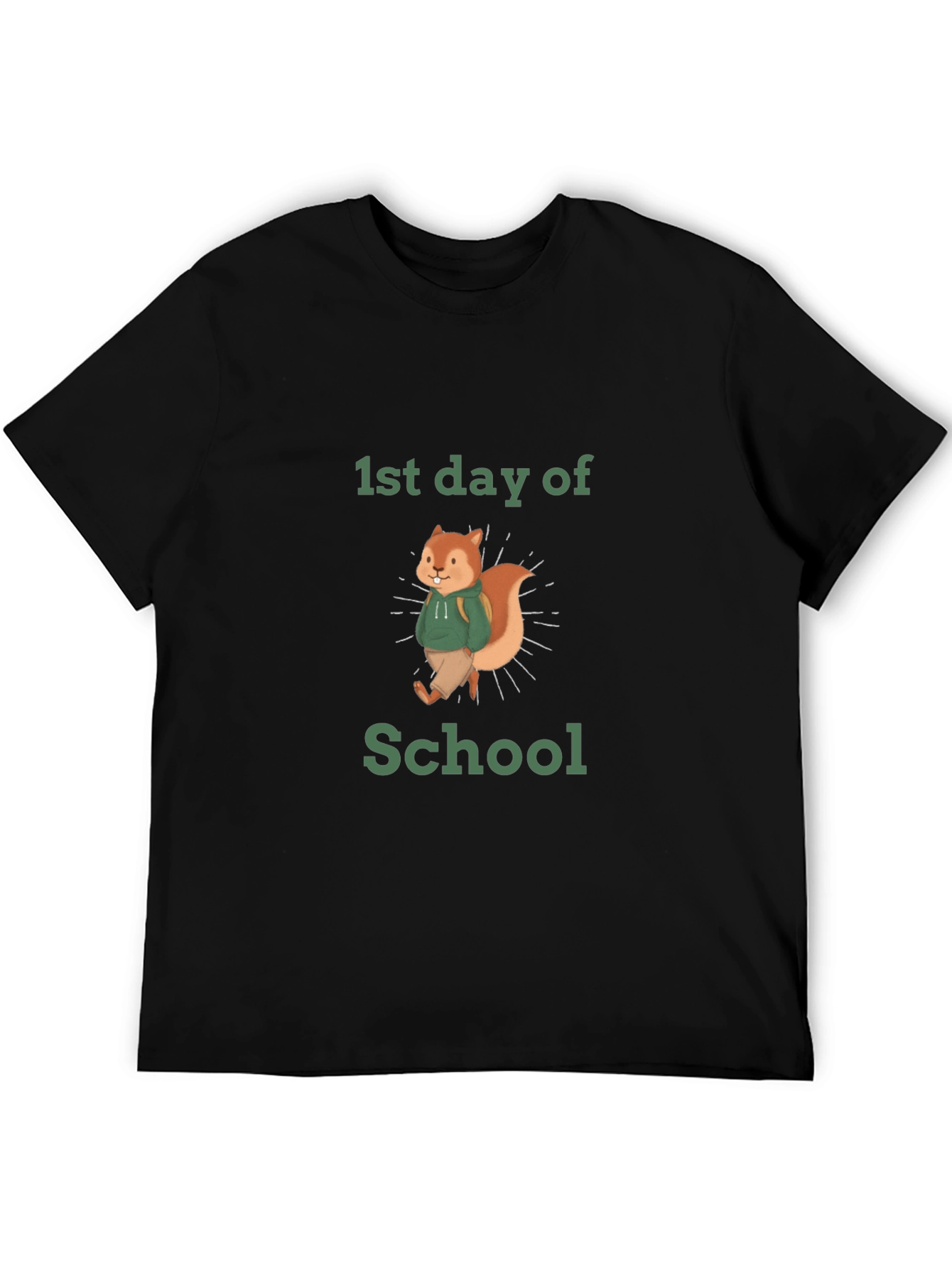 First Day of School Squirrel T-Shirt