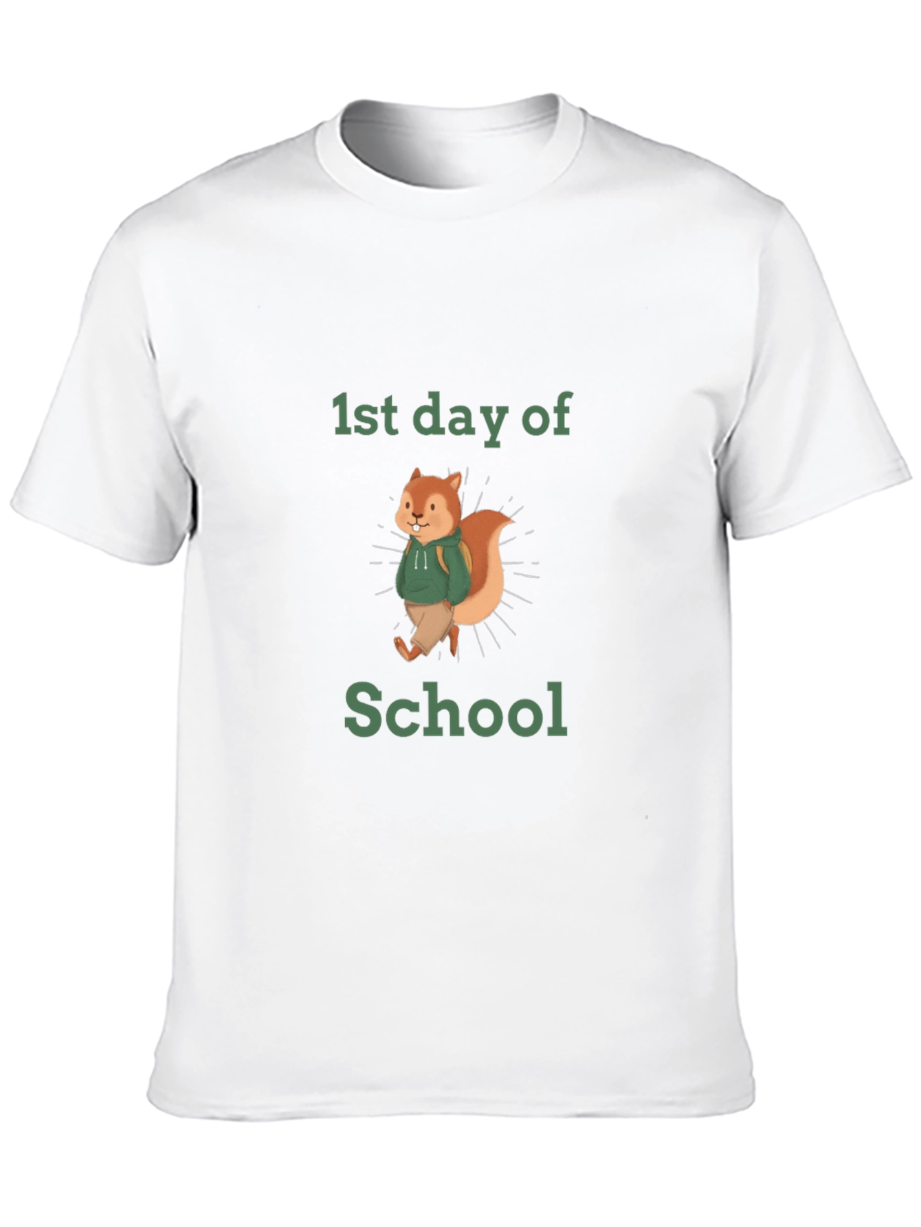 First Day of School Squirrel T-Shirt