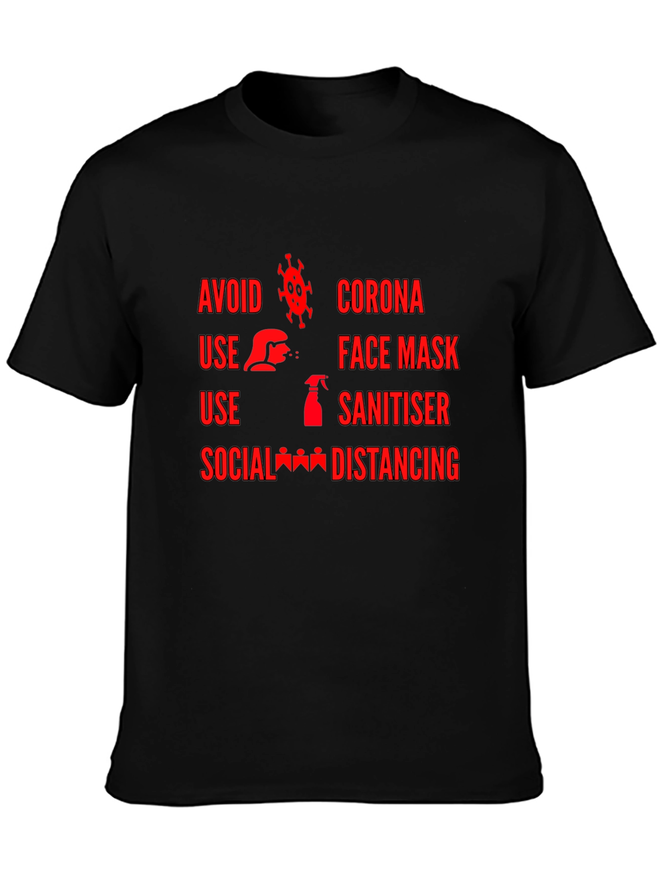 Avoid Corona T-Shirt - Stay Safe & Stylish