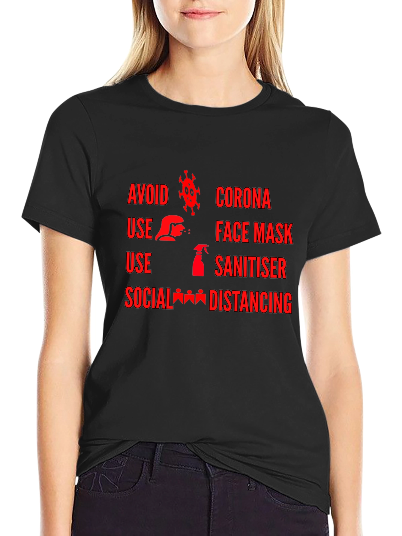 Avoid Corona T-Shirt - Stay Safe & Stylish