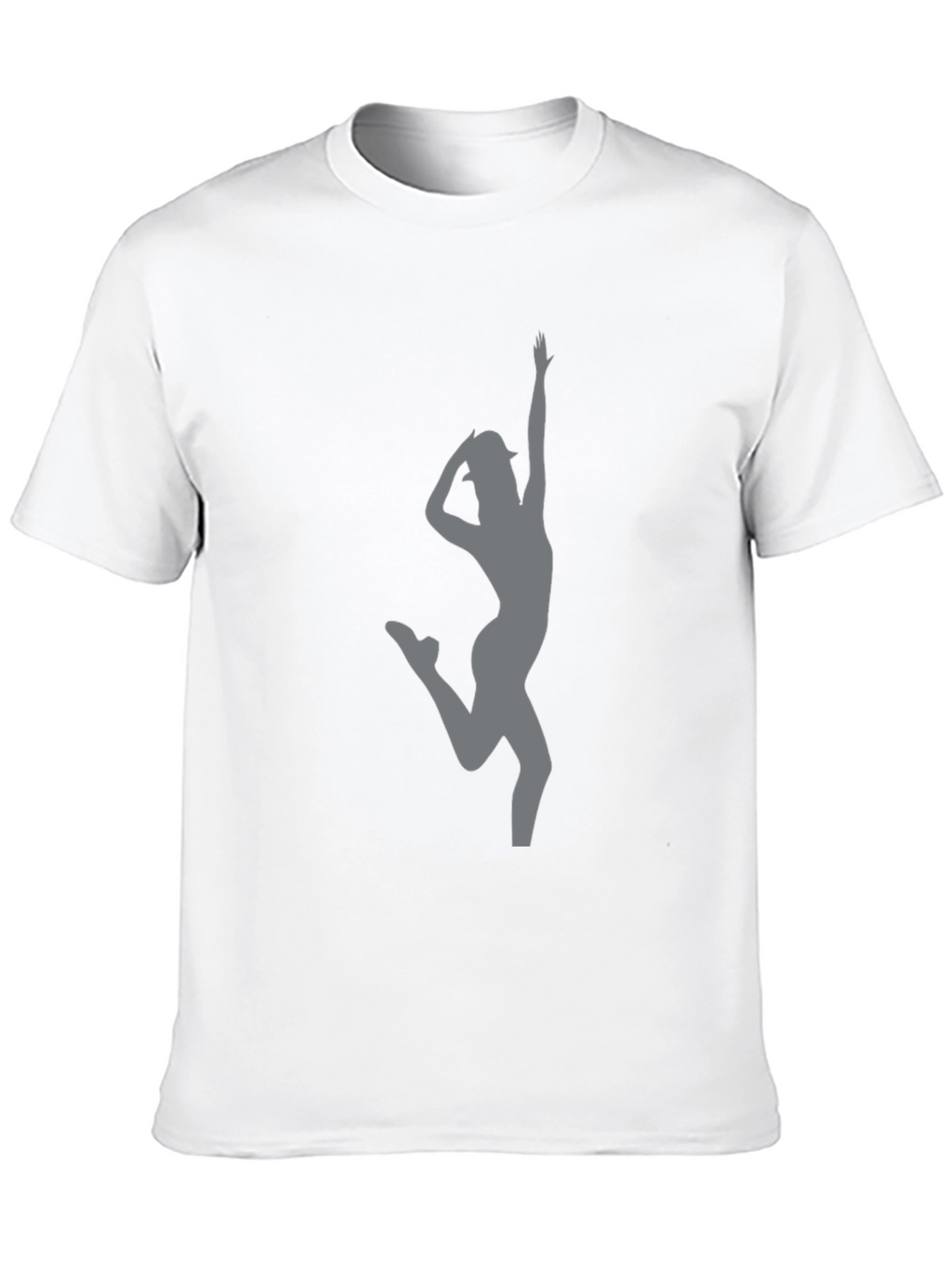 Dancing Silhouette Graphic Tee - Black