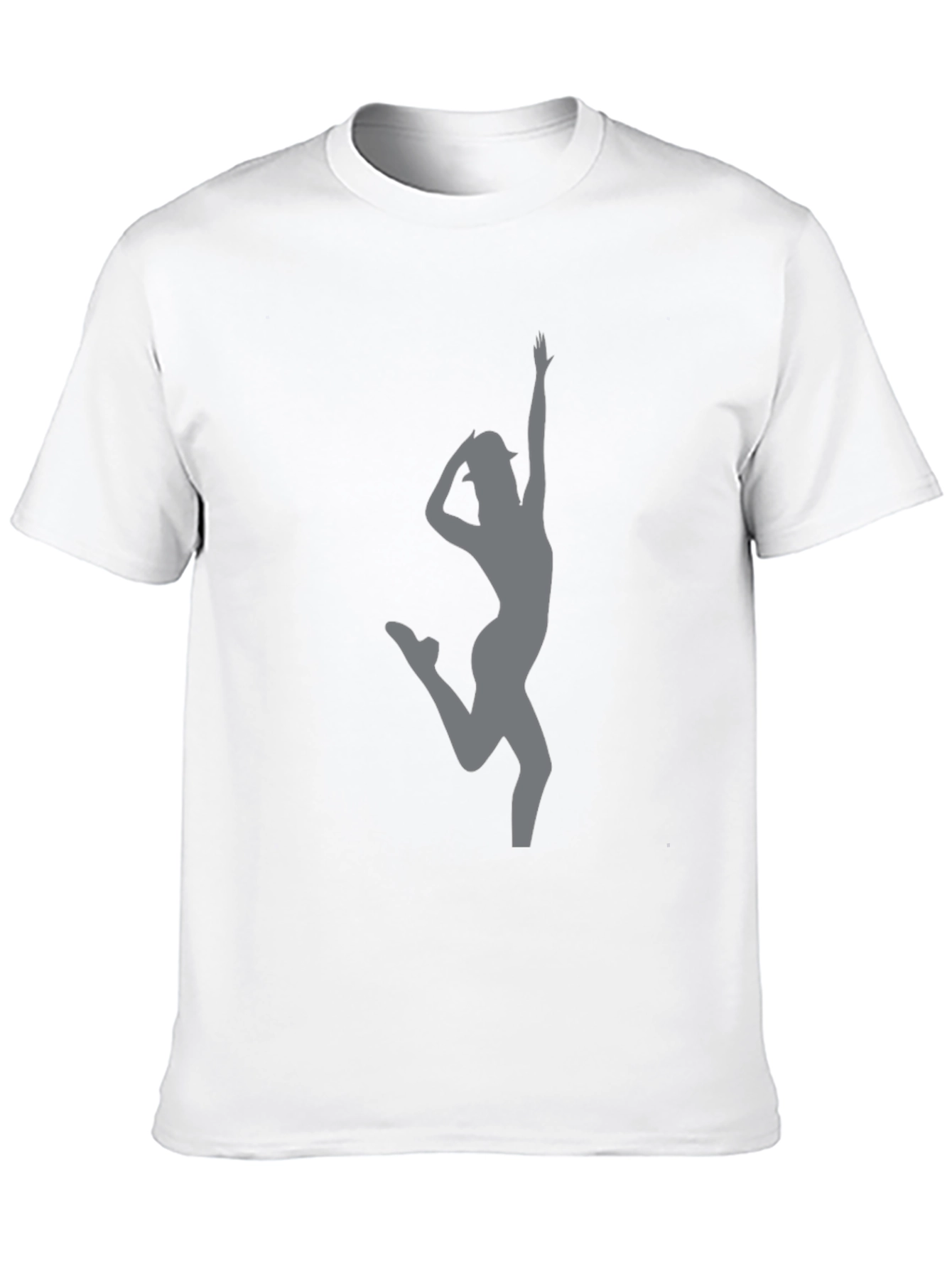 Dancing Silhouette Graphic Tee - Black