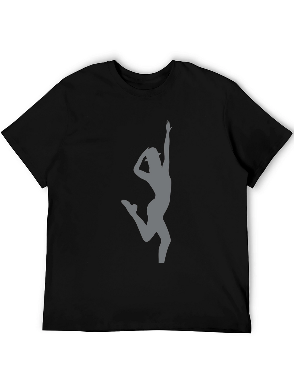 Dancing Silhouette Graphic Tee - Black