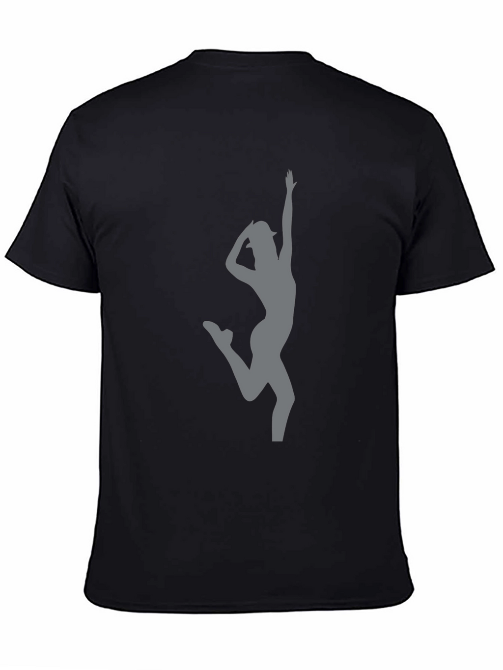 Dancing Silhouette Graphic Tee - Black