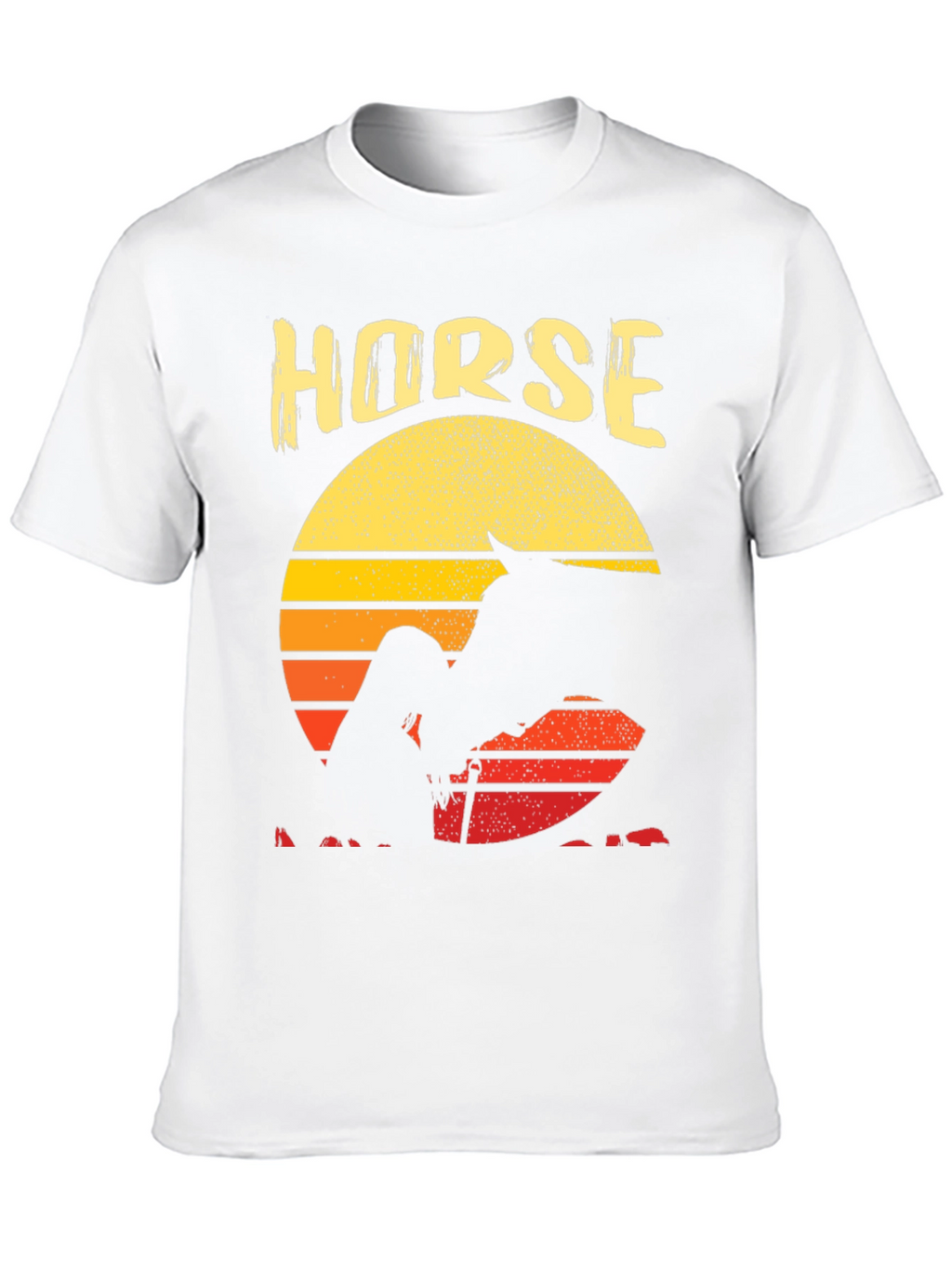 Horse Sunset Graphic T-Shirt