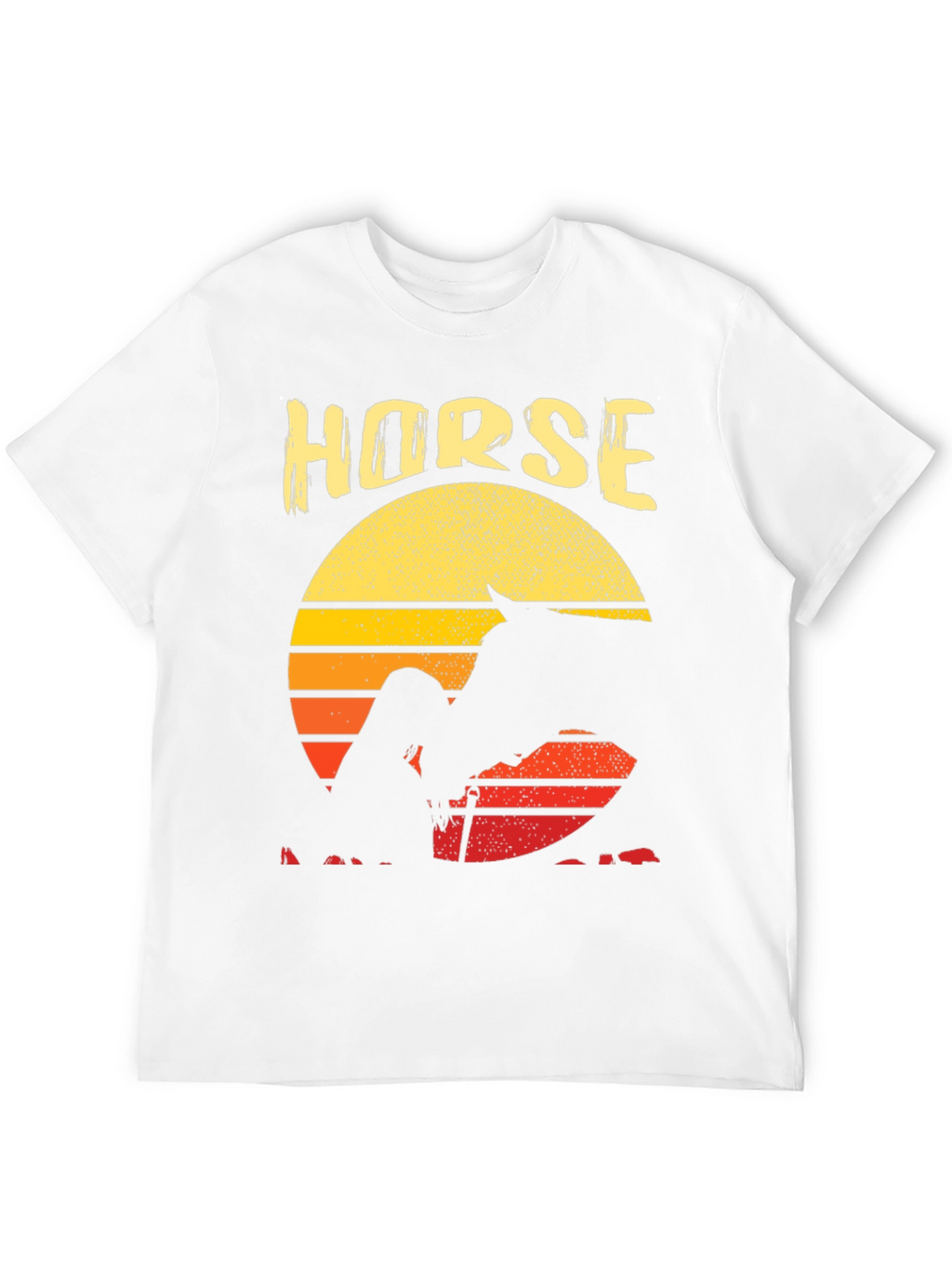 Horse Sunset Graphic T-Shirt
