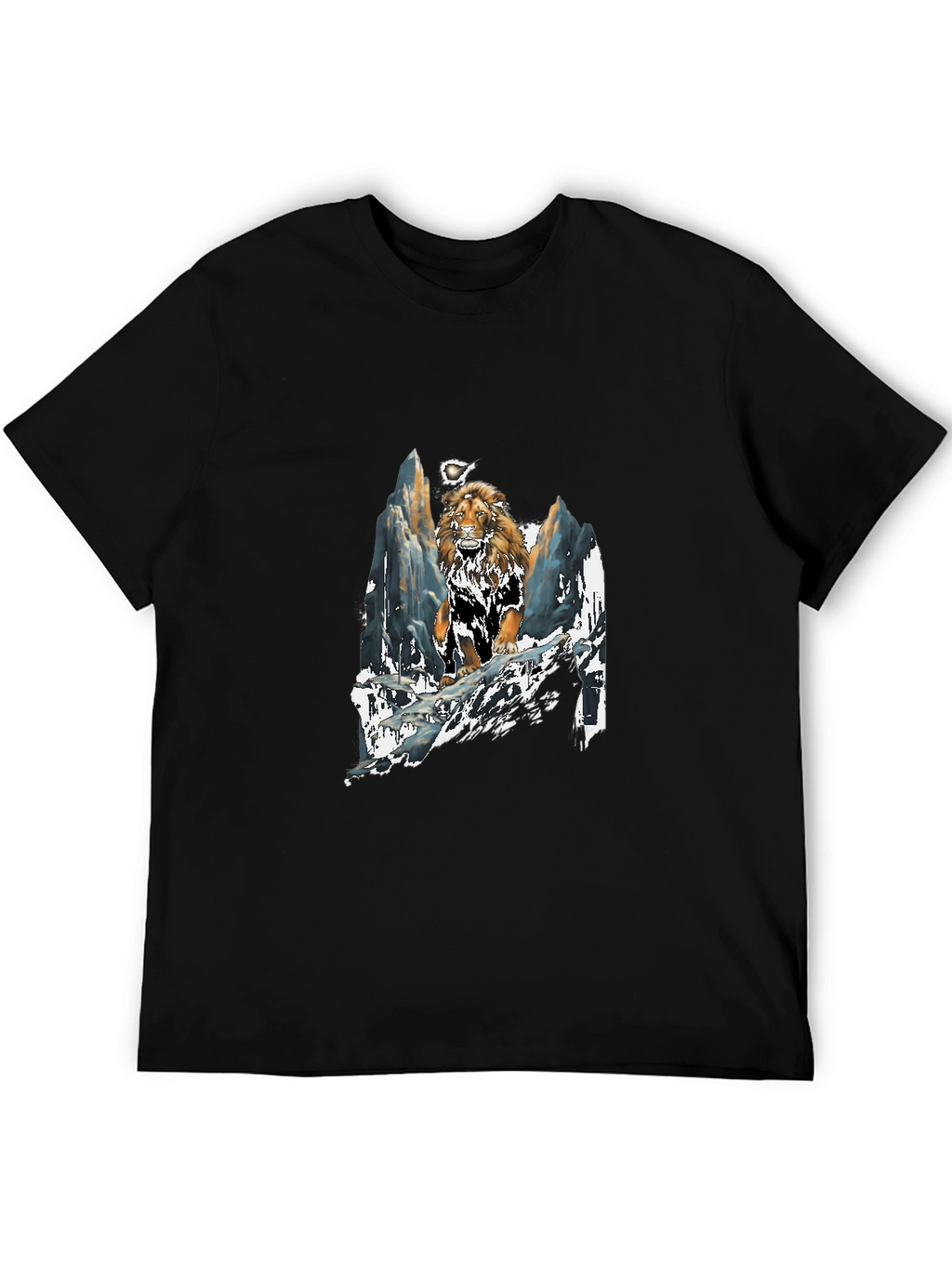 Lion Mountain T-Shirt - Bold Graphic Tee