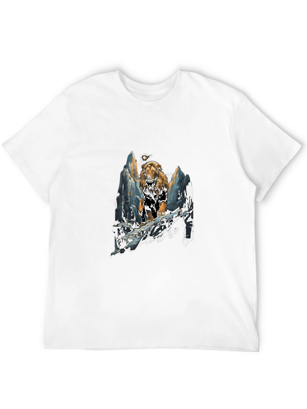 Lion Mountain T-Shirt - Bold Graphic Tee
