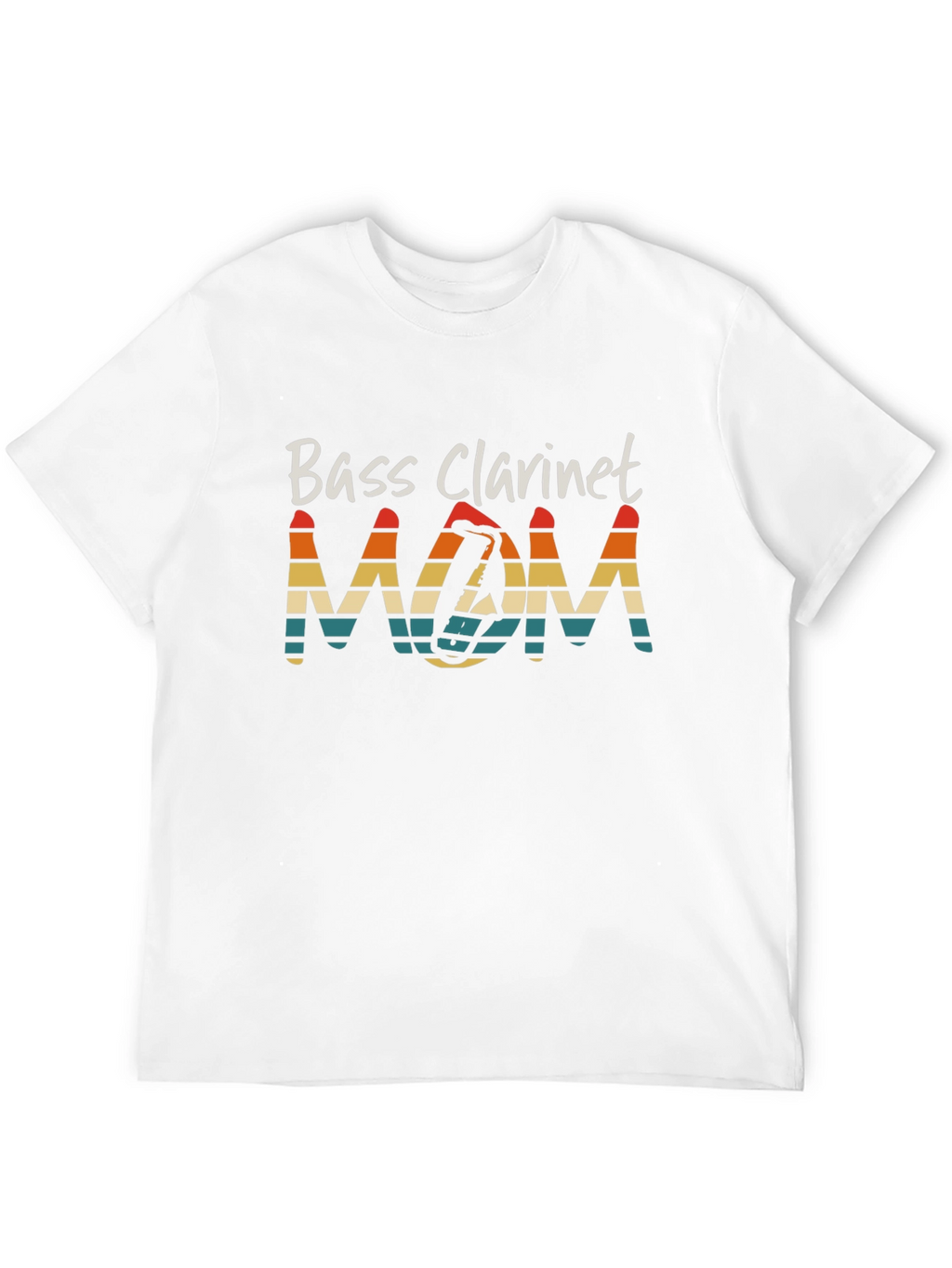 Bass Clarinet Mom Graphic T-Shirt Musician Gift