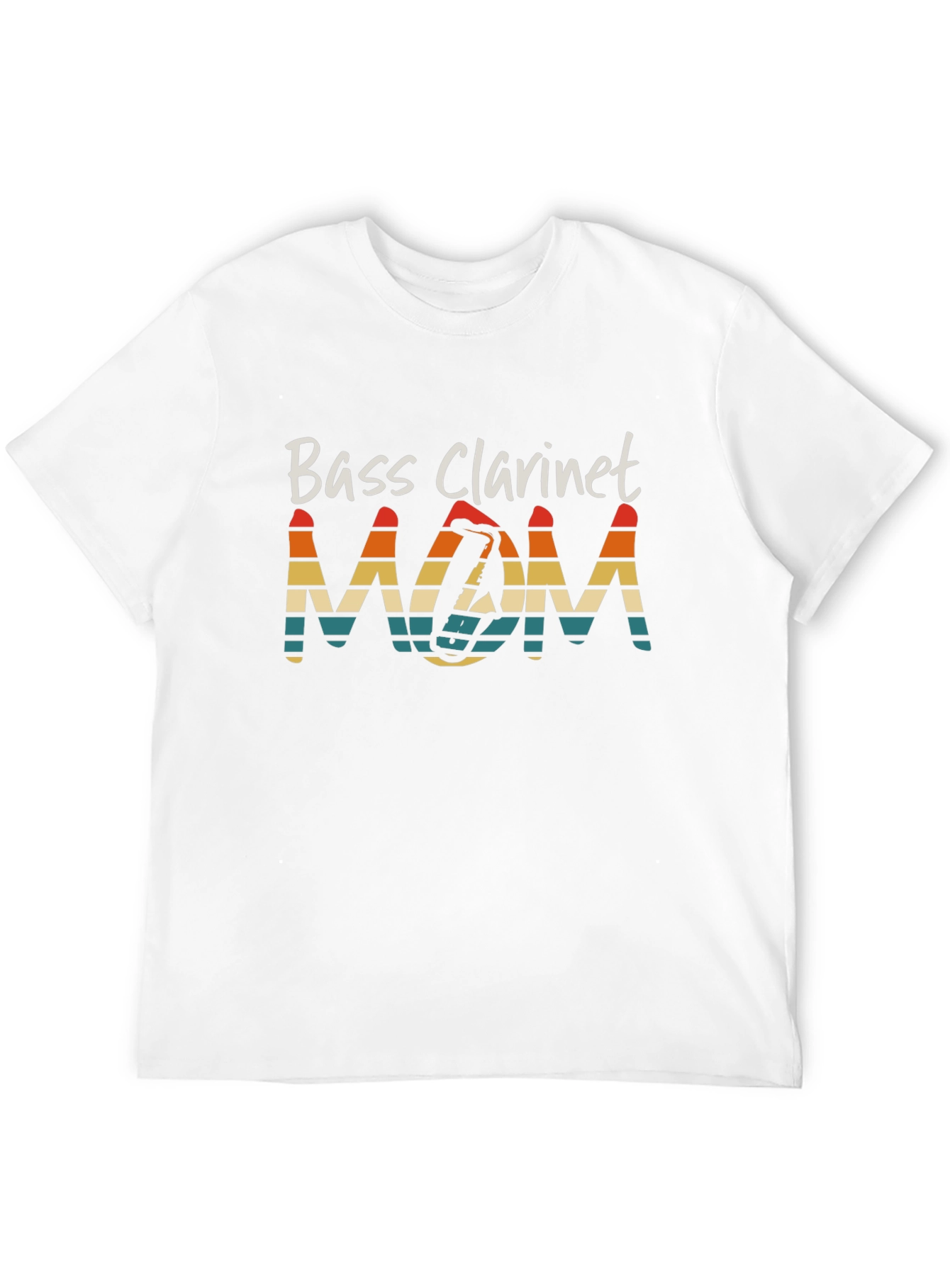 Bass Clarinet Mom Graphic T-Shirt Musician Gift