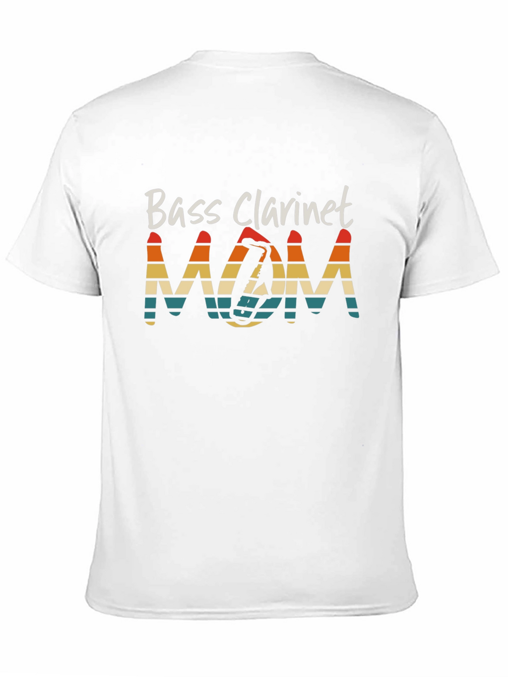 Bass Clarinet Mom Graphic T-Shirt Musician Gift